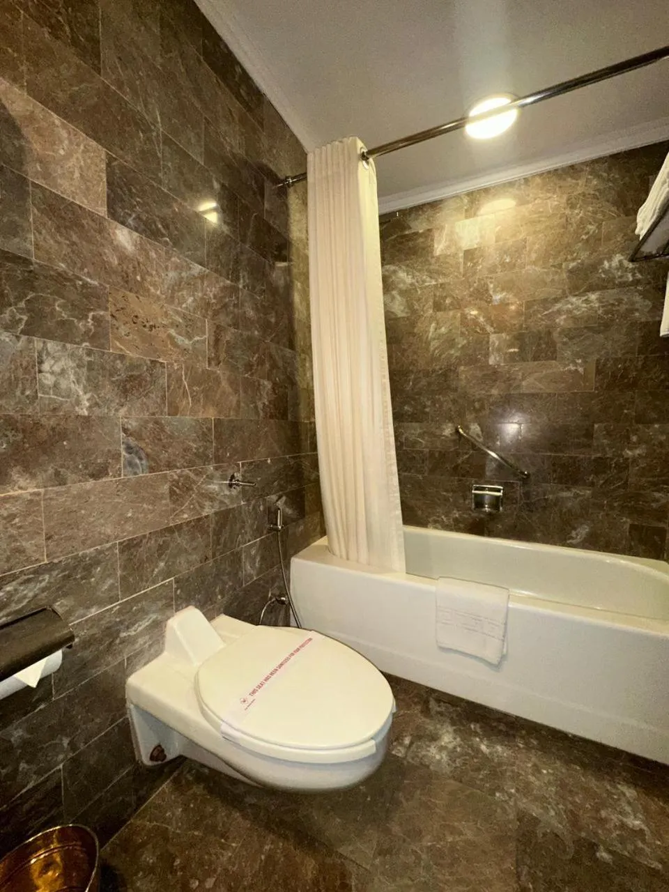 Toilet in The Malla Hotel - Thamel, 2 km to Swayambhunath Temple