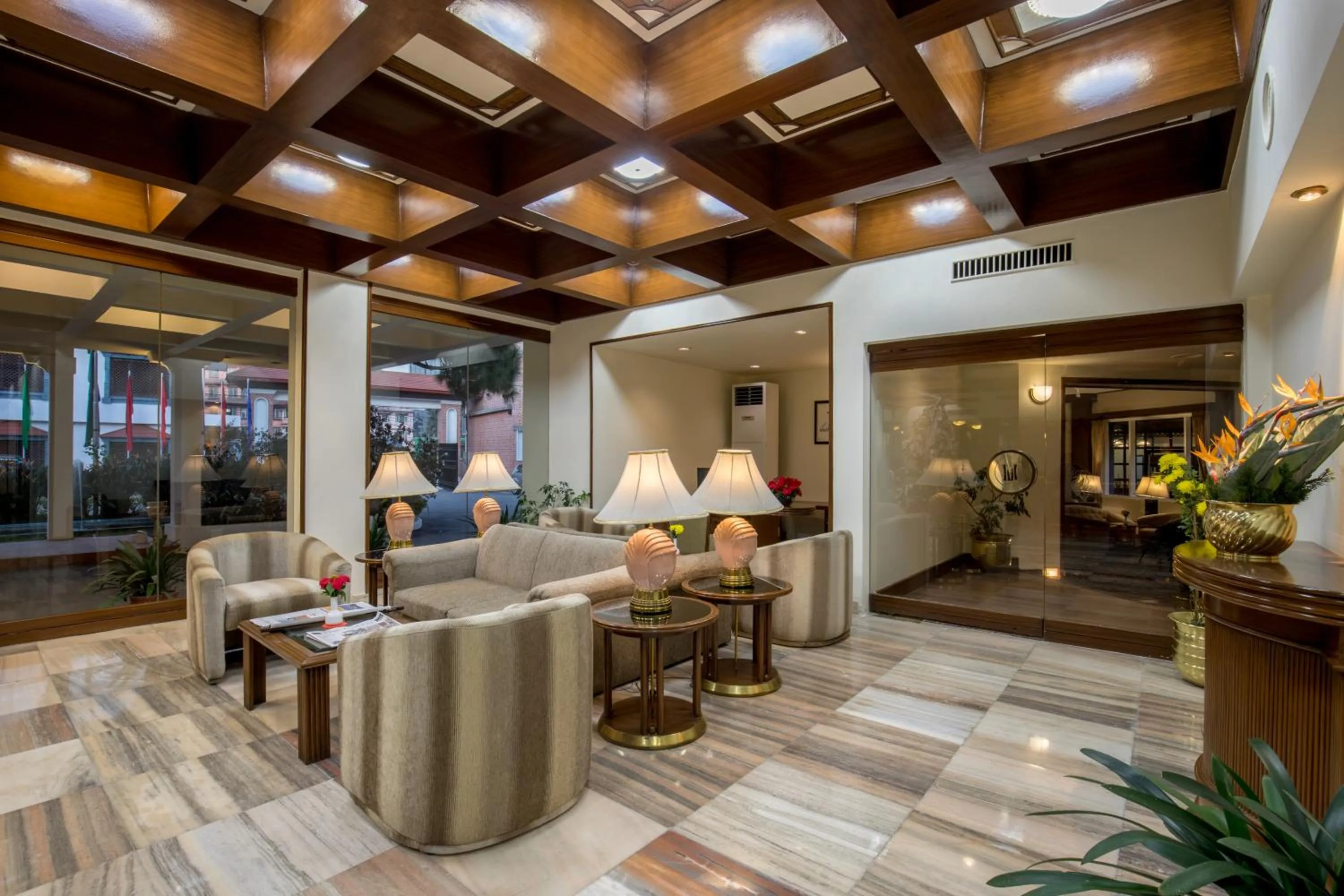 Lobby or reception in The Malla Hotel - Thamel, 2 km to Swayambhunath Temple