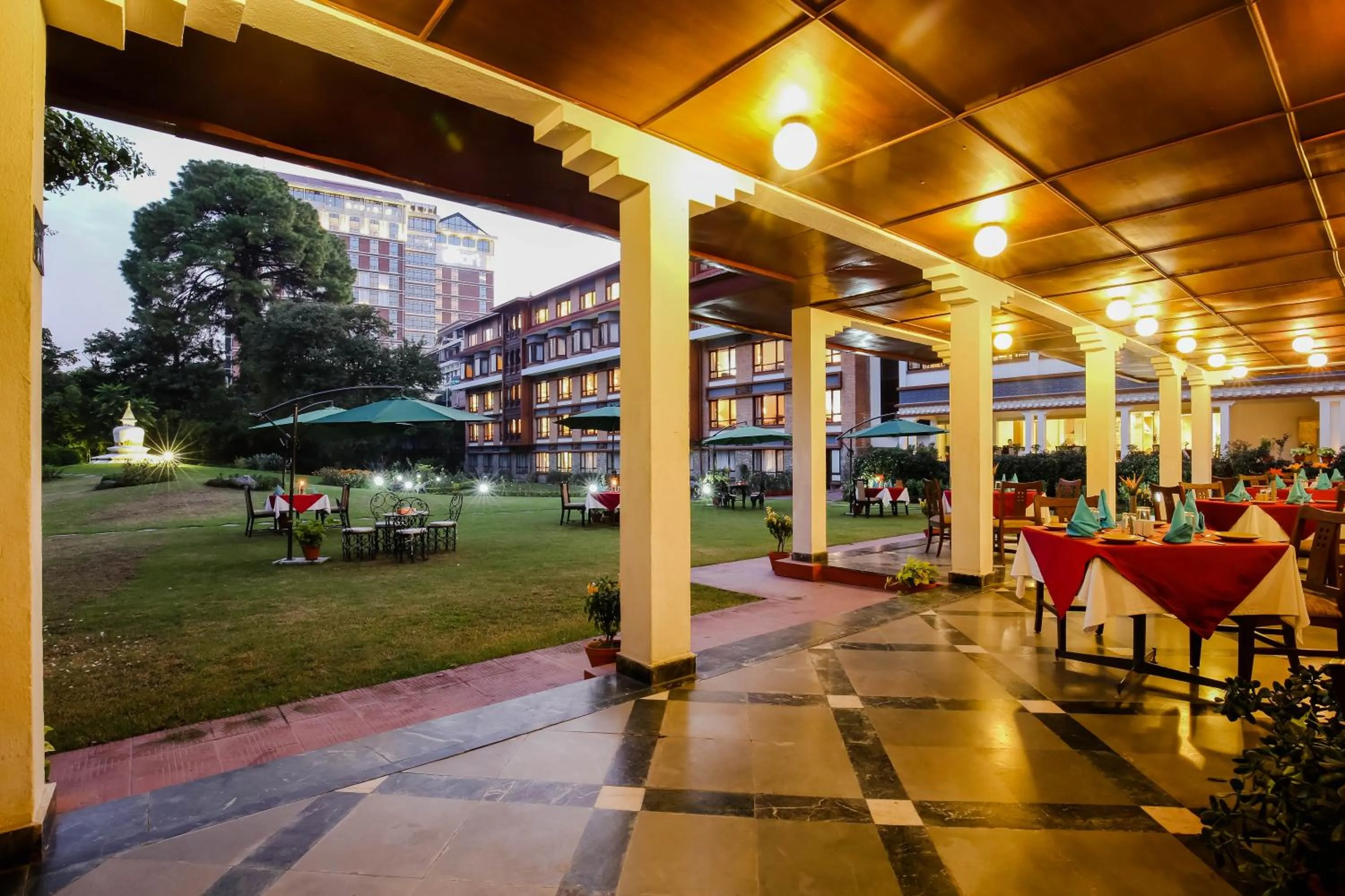 Restaurant/places to eat in The Malla Hotel - Thamel, 2 km to Swayambhunath Temple