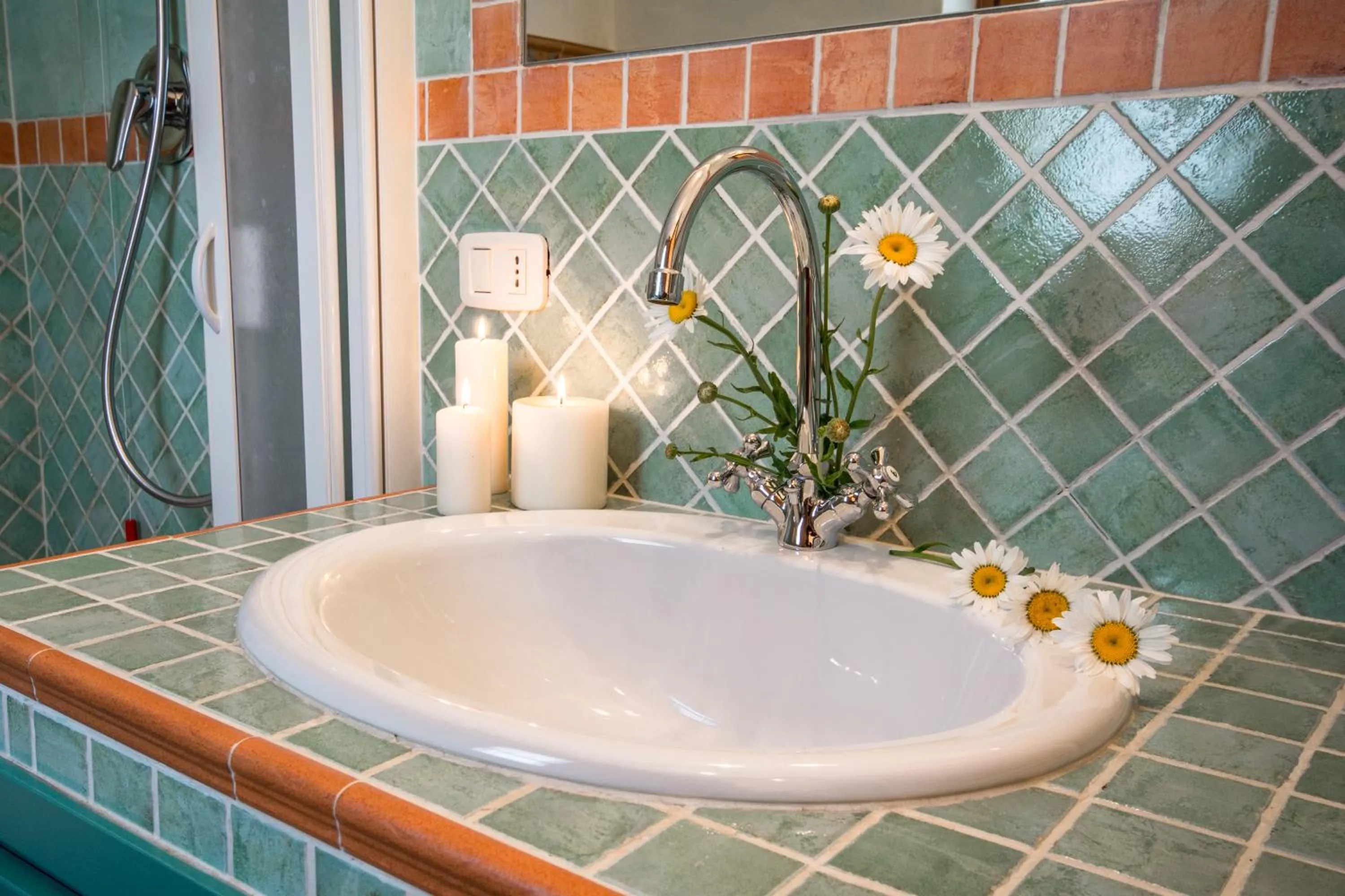 Bathroom in B&B Maesta' Di Cudino