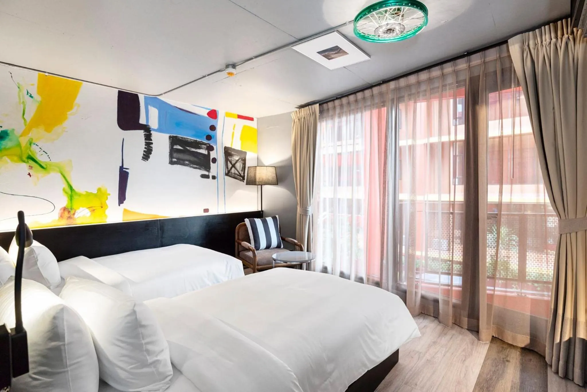 View (from property/room), Bed in MeStyle Museum Hotel