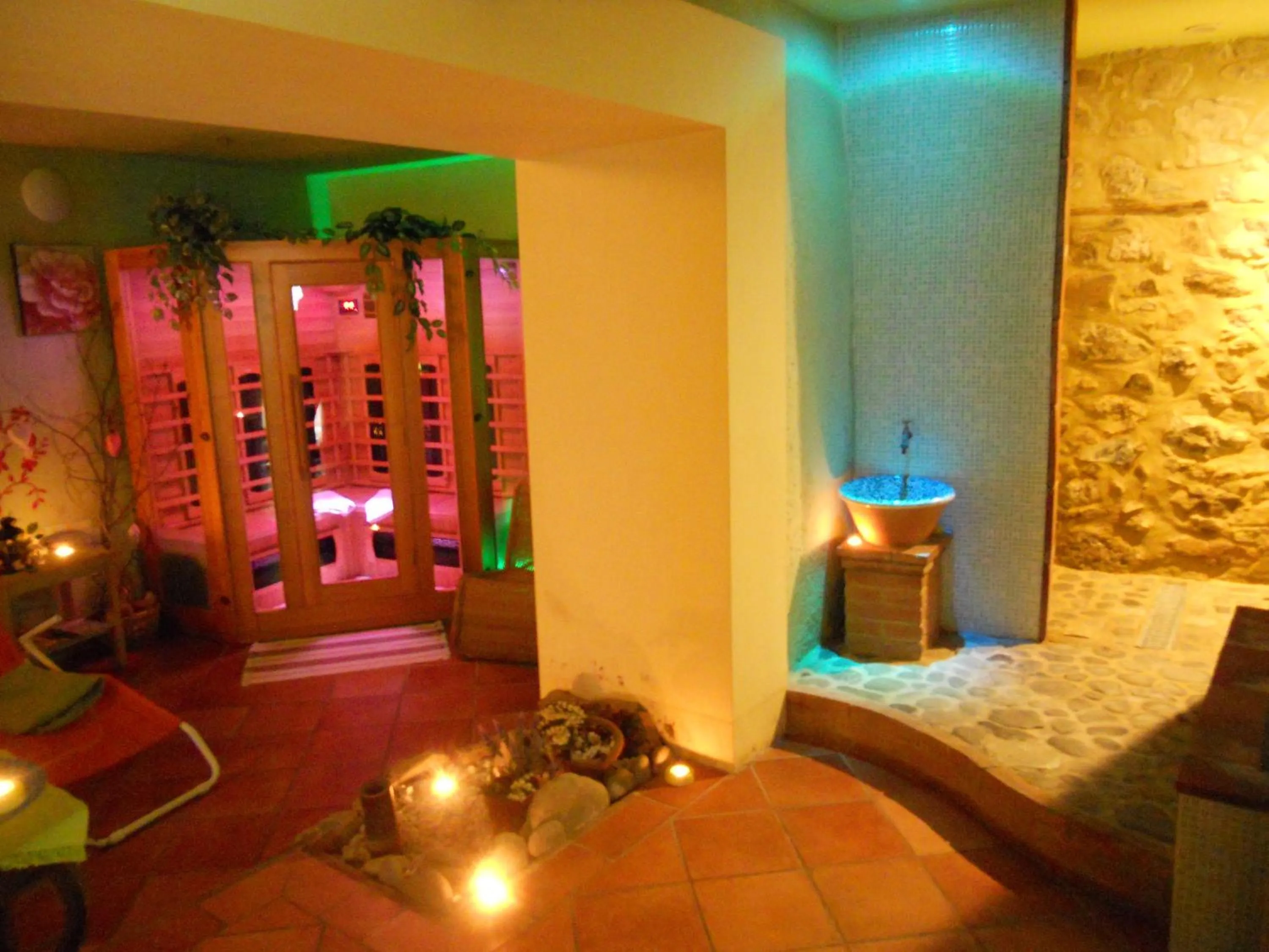 Sauna, Bed in B&B La Margine e SPA