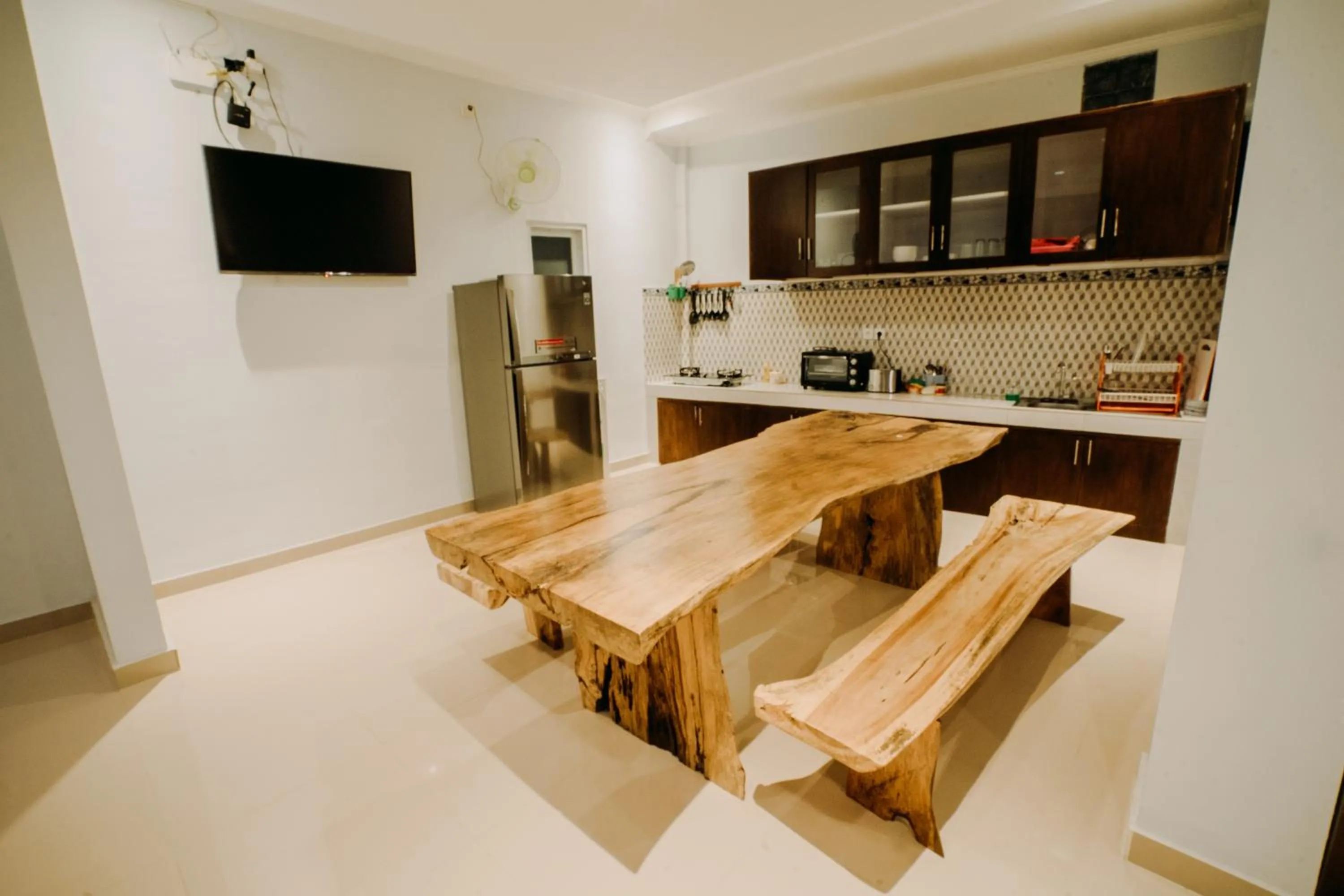 Kitchen or kitchenette in Nova Guest House