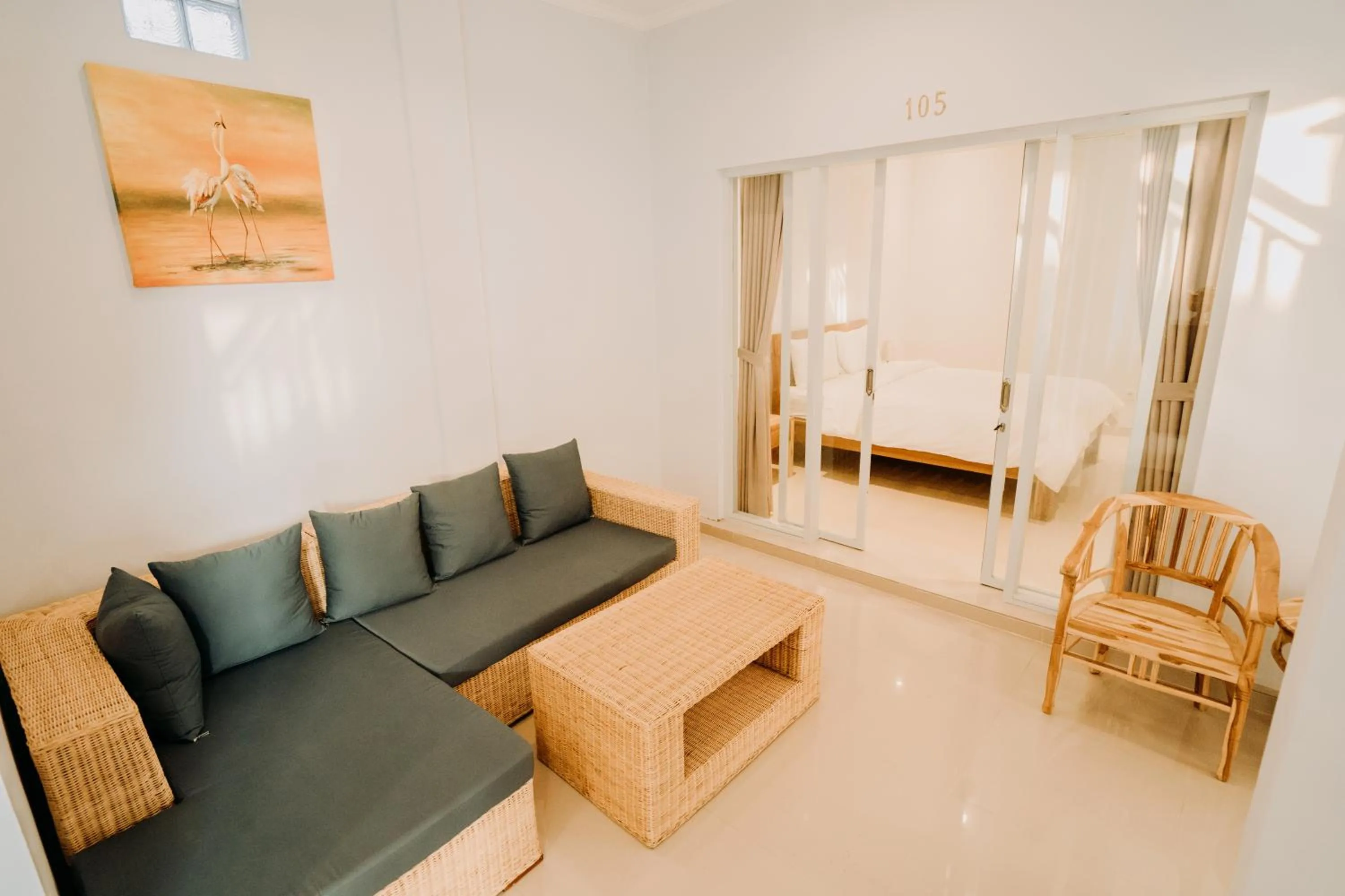 Living room in Nova Guest House