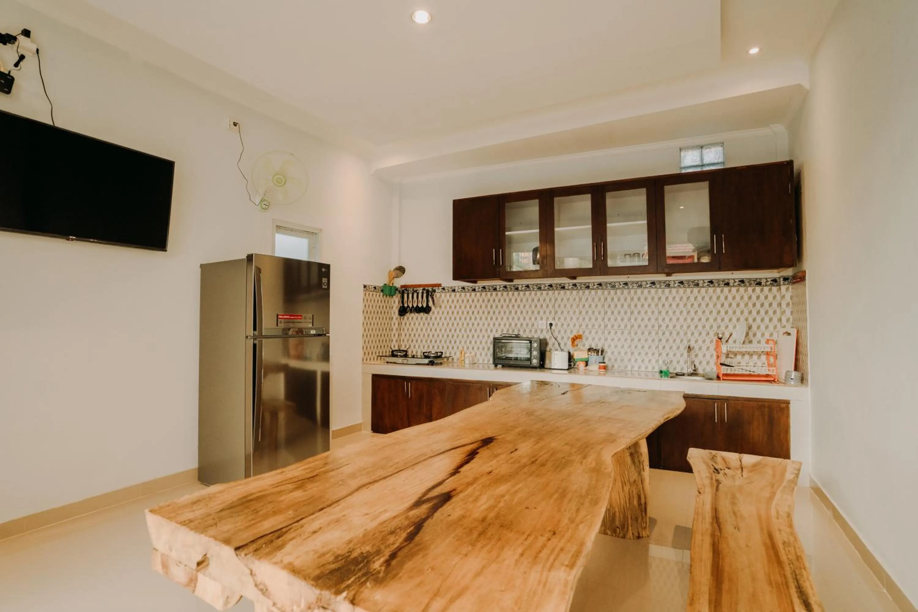 Kitchen or kitchenette in Nova Guest House