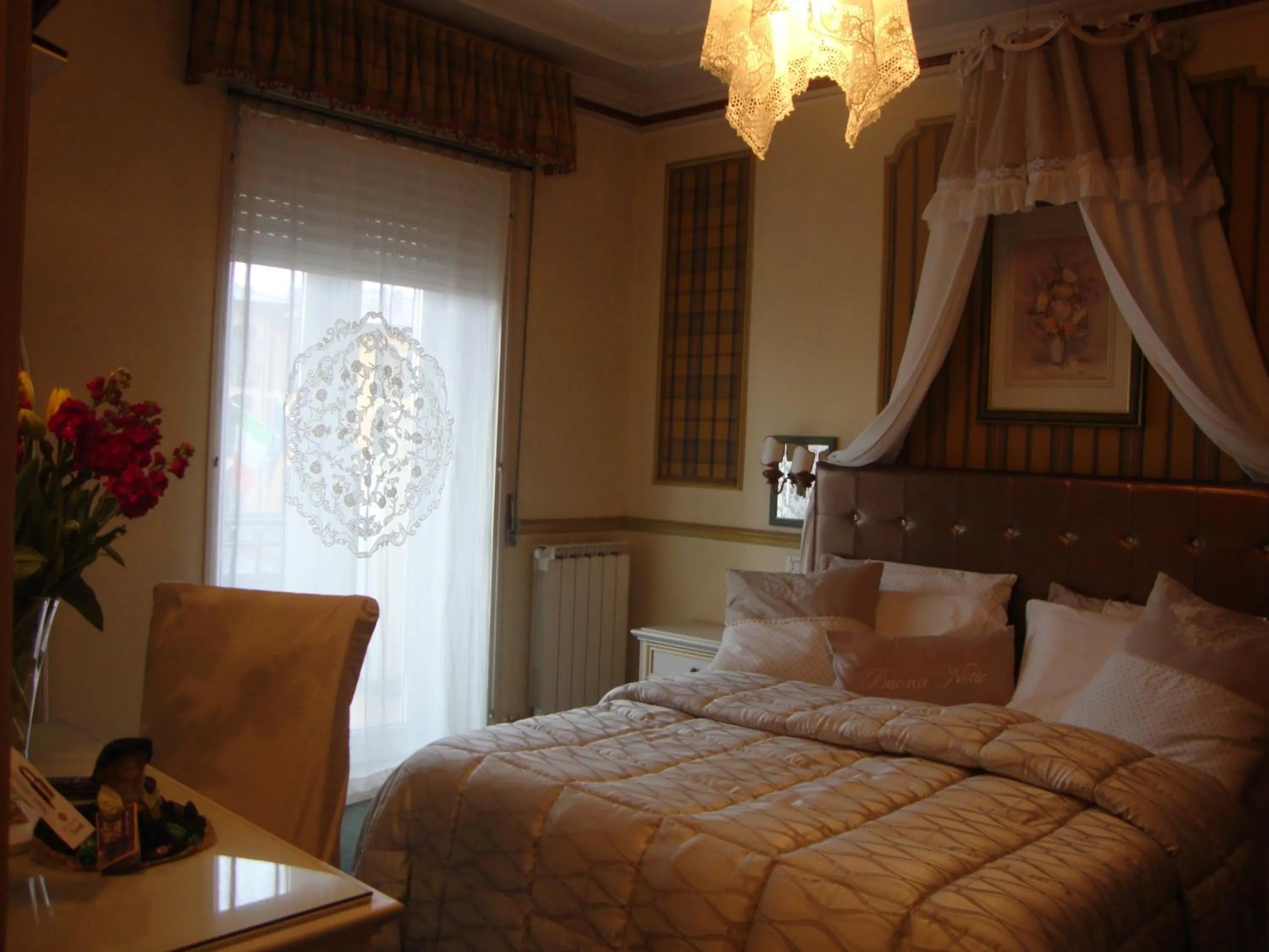 Bedroom, Bed in Hotel Vandelli