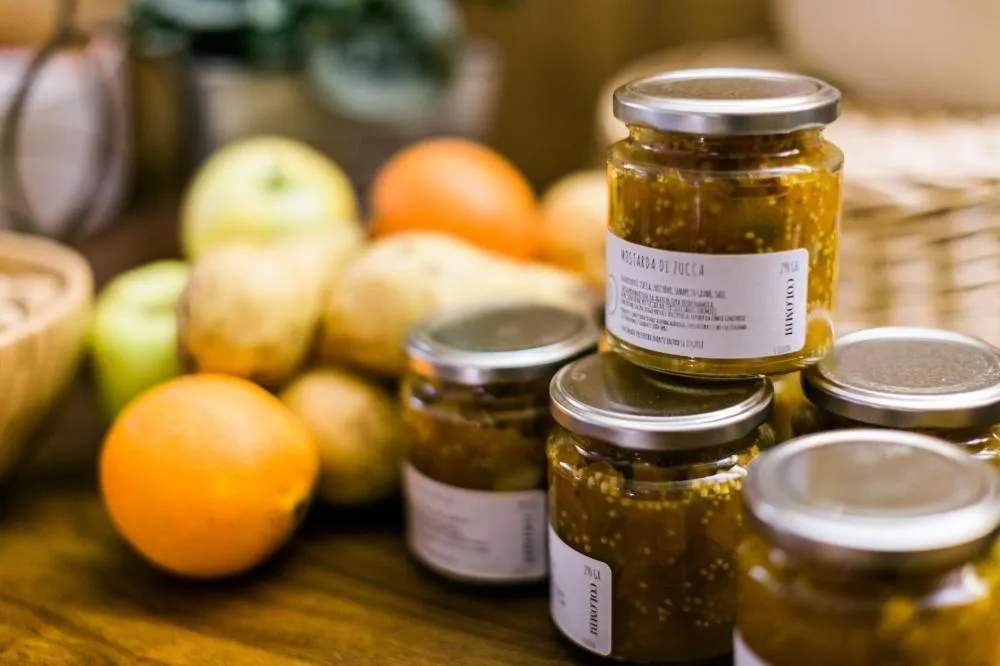 Italian breakfast in Fondo Brugarolo B&B