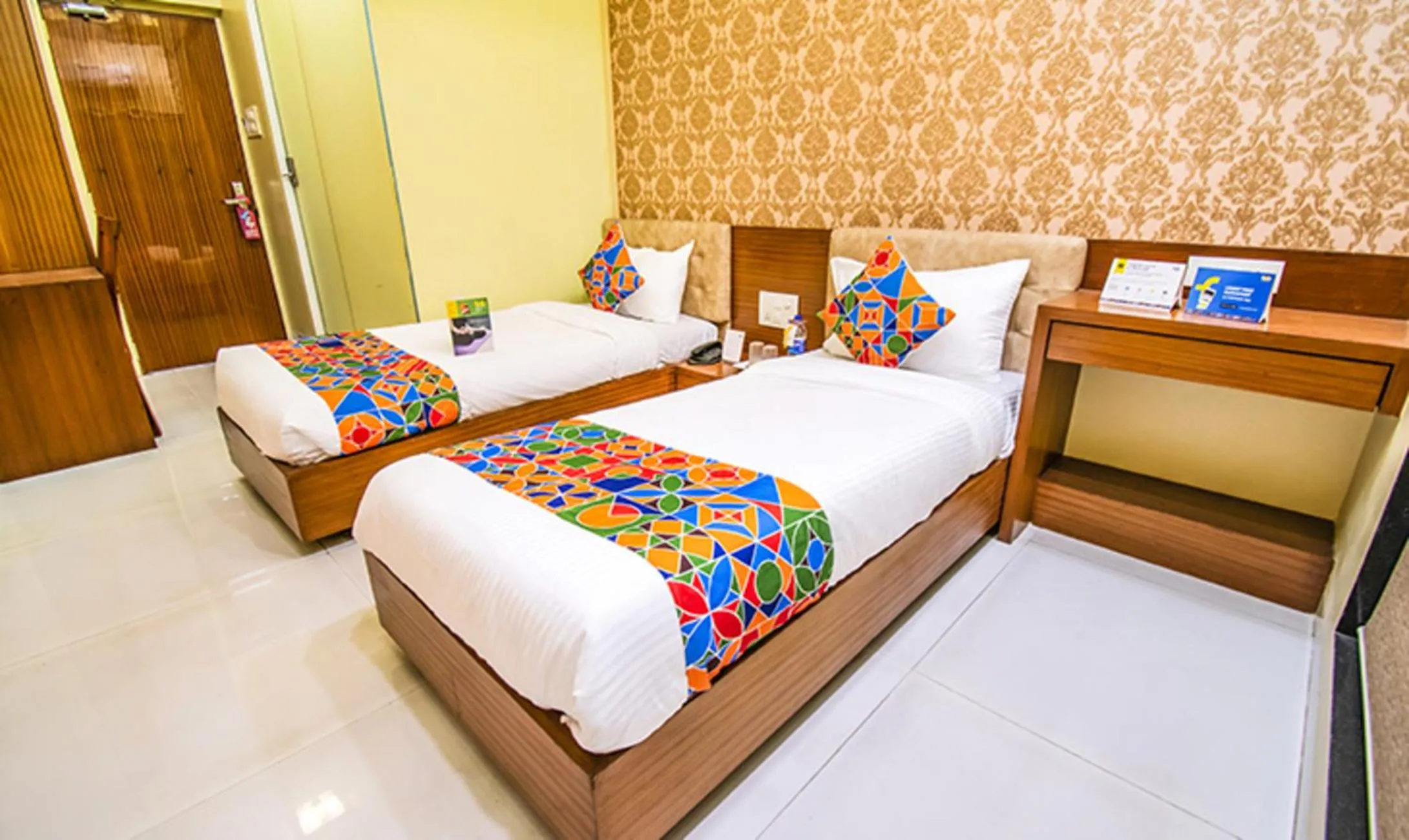 Bed in FabHotel Seven Hills - Nr Mumbai International Airport