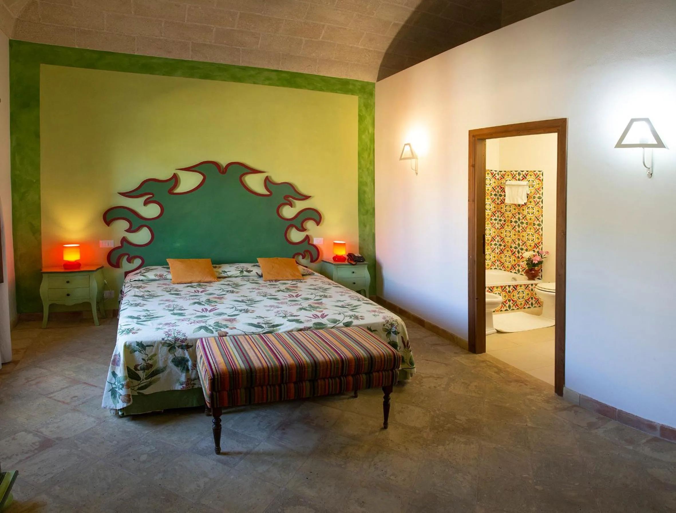 Bed in Hotel Baglio Catalano