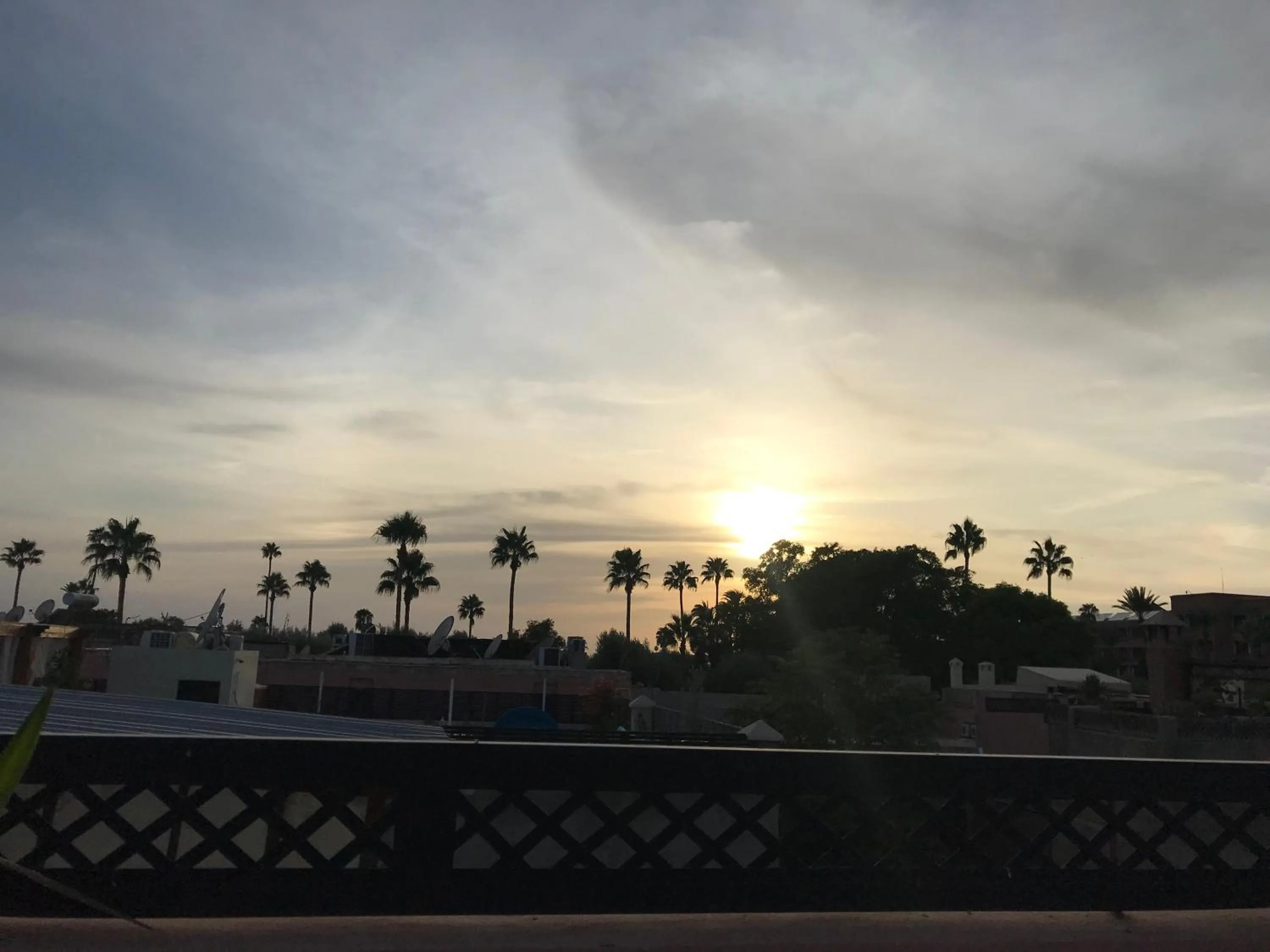 Sunset in Riad Marchica