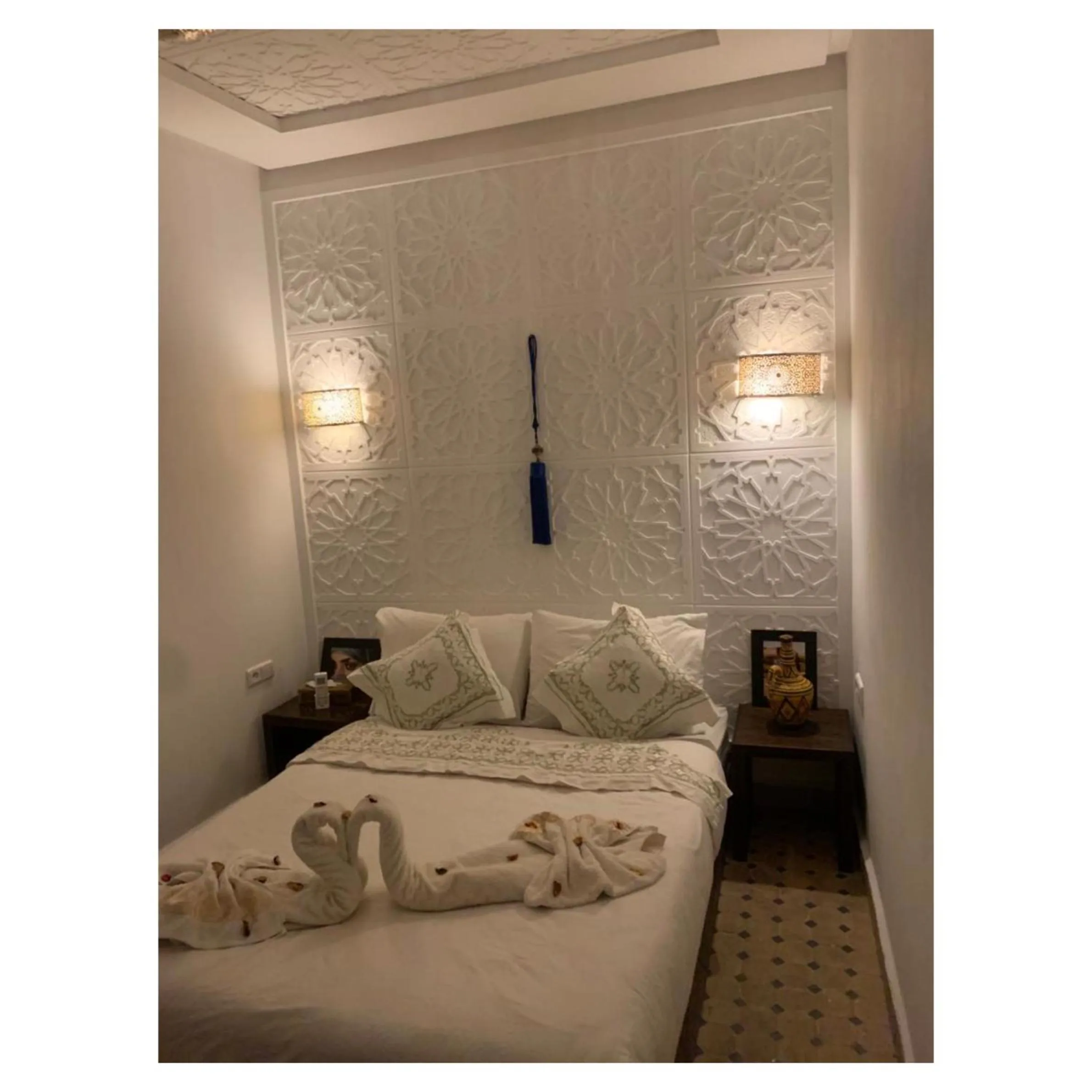 Bed in Riad Marchica