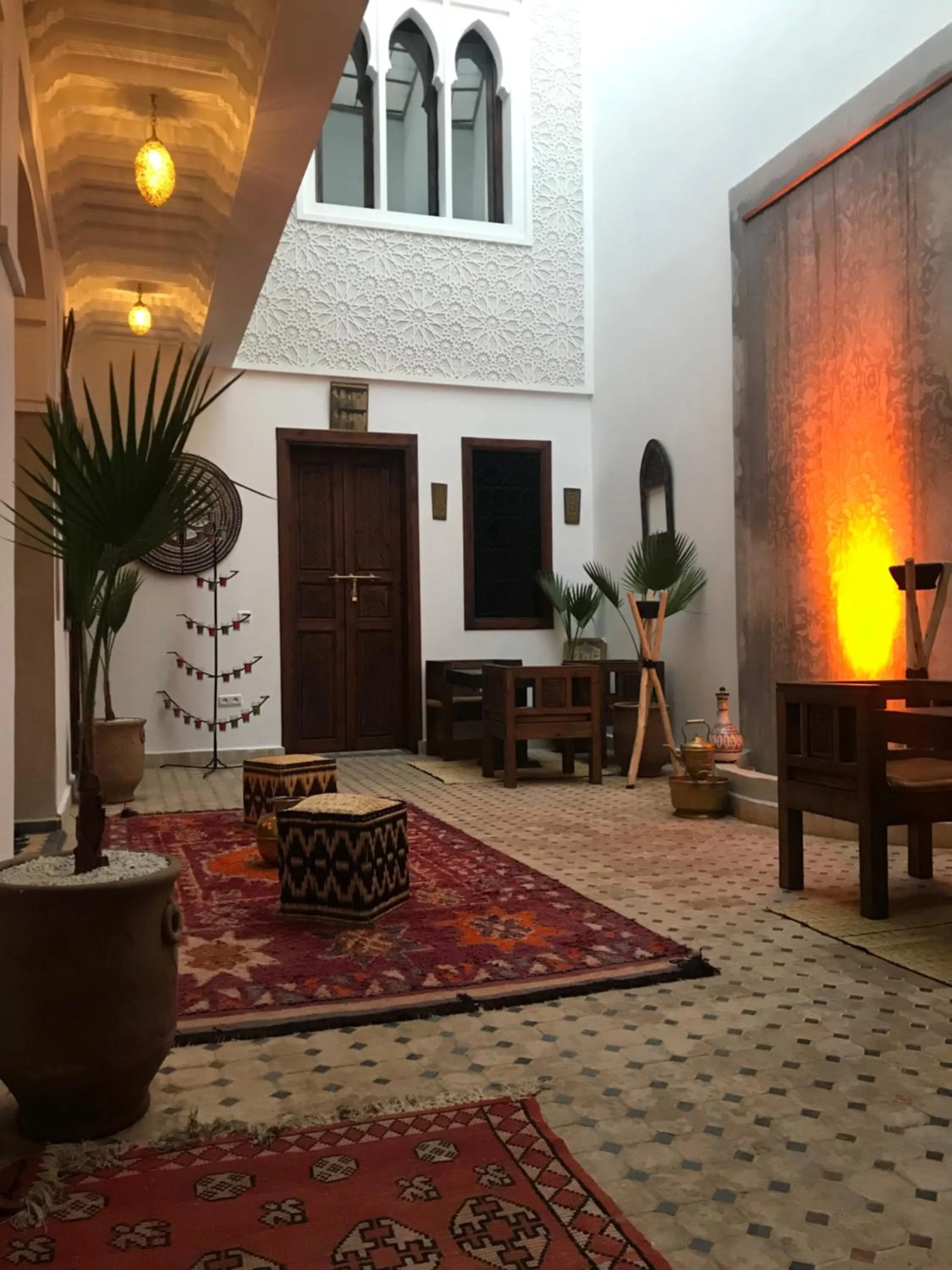 Seating area in Riad Marchica