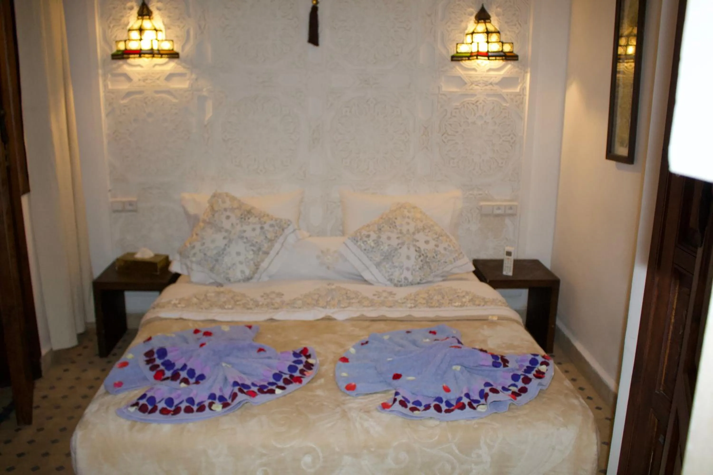Bed in Riad Marchica