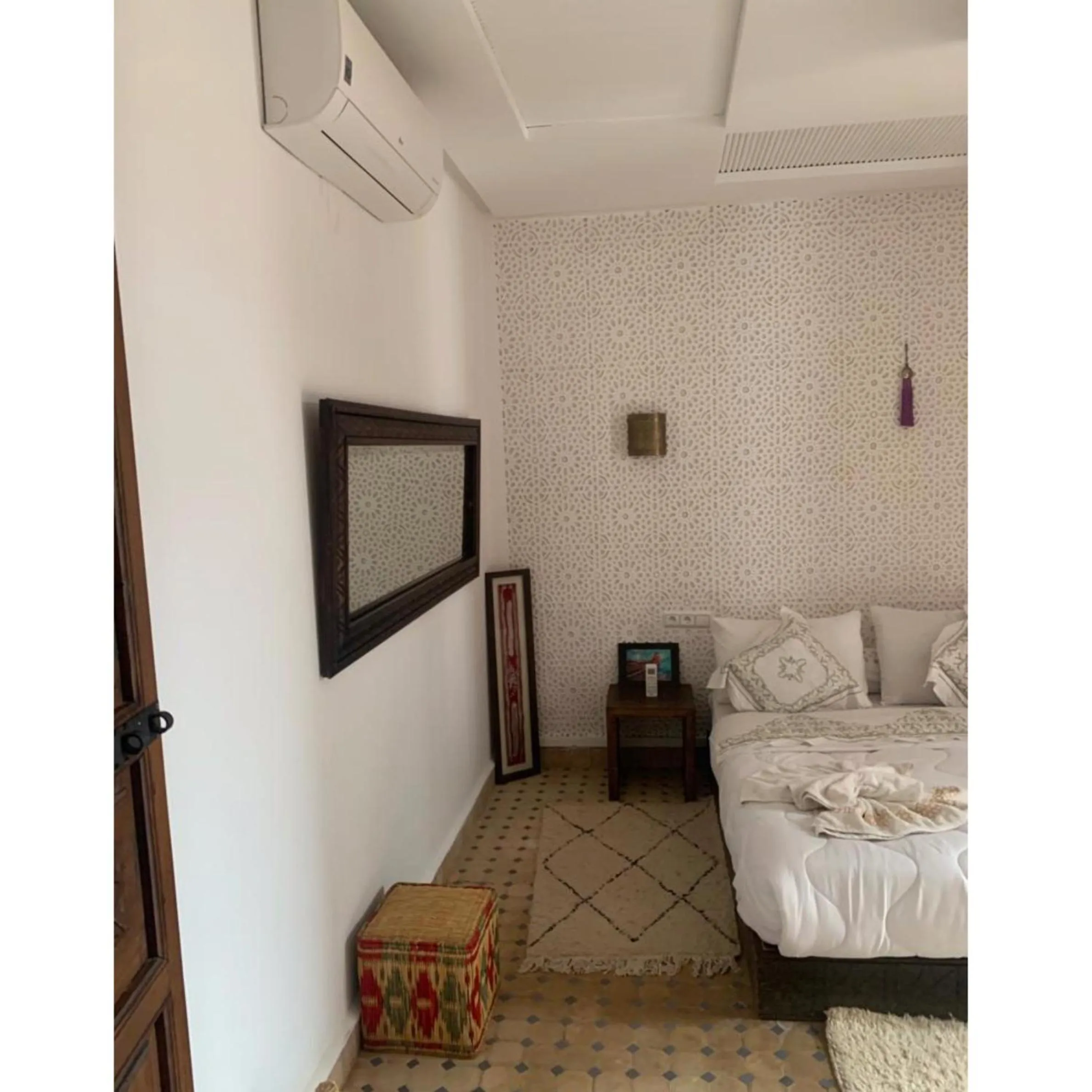 Bed in Riad Marchica