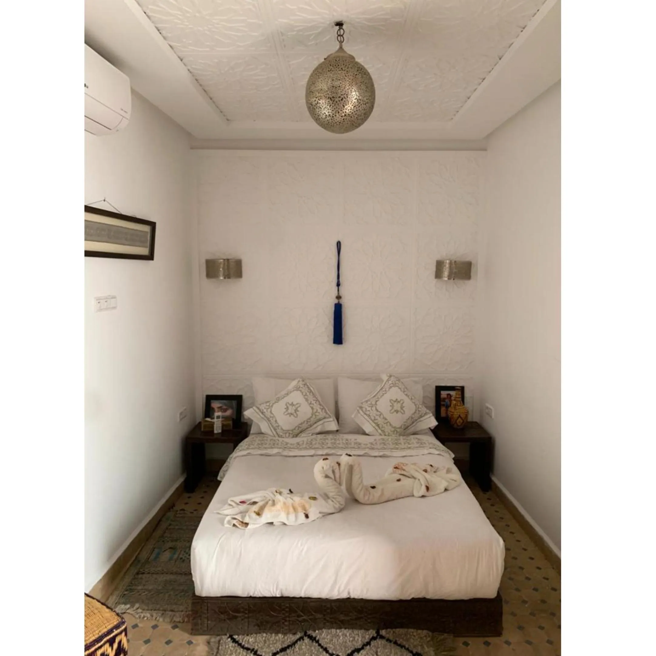 Bed in Riad Marchica