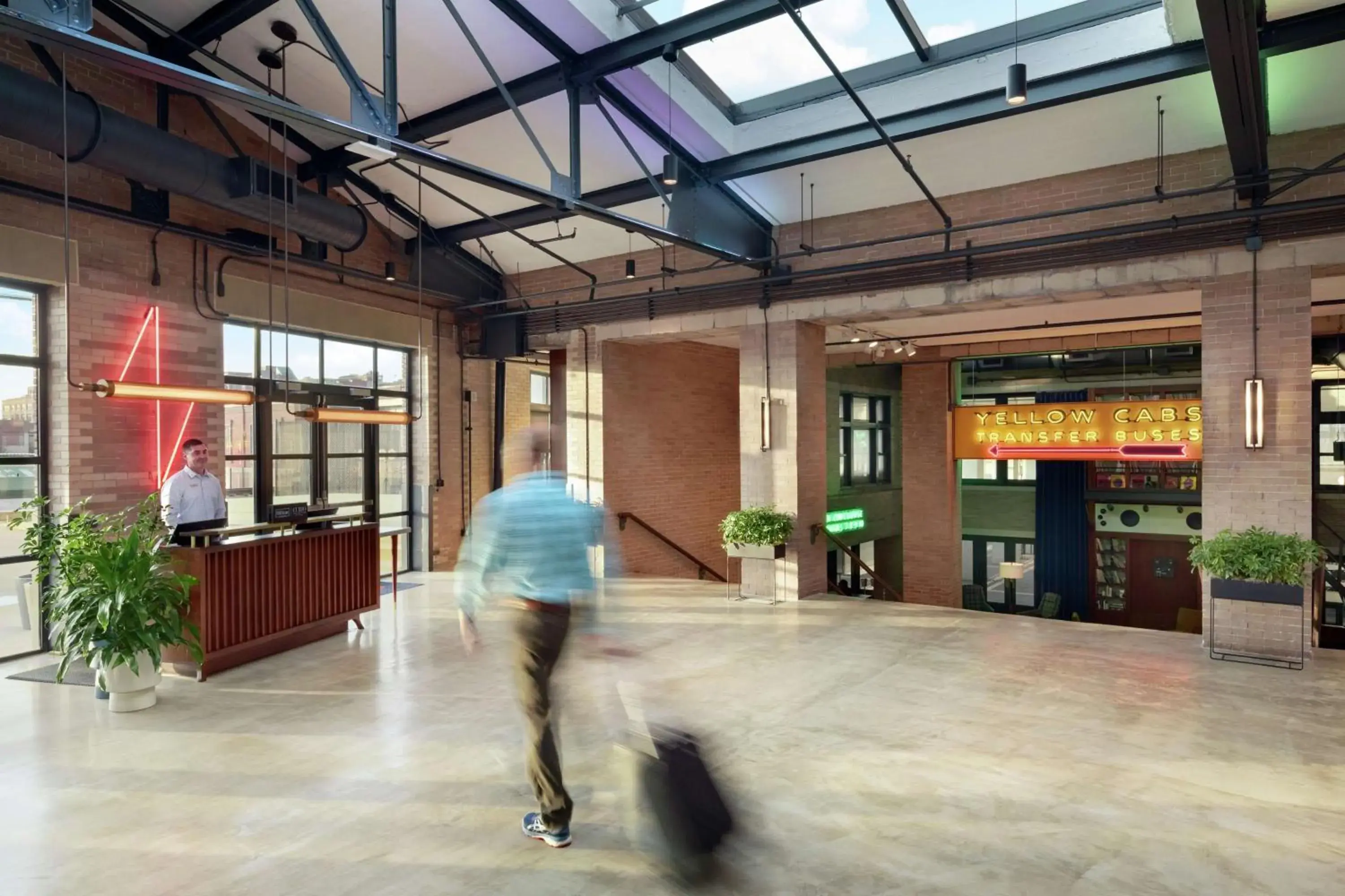 Lobby or reception in The Central Station Memphis, Curio Collection By Hilton Lobby or reception in The Central Station Memphis, Curio Collection By Hilton
