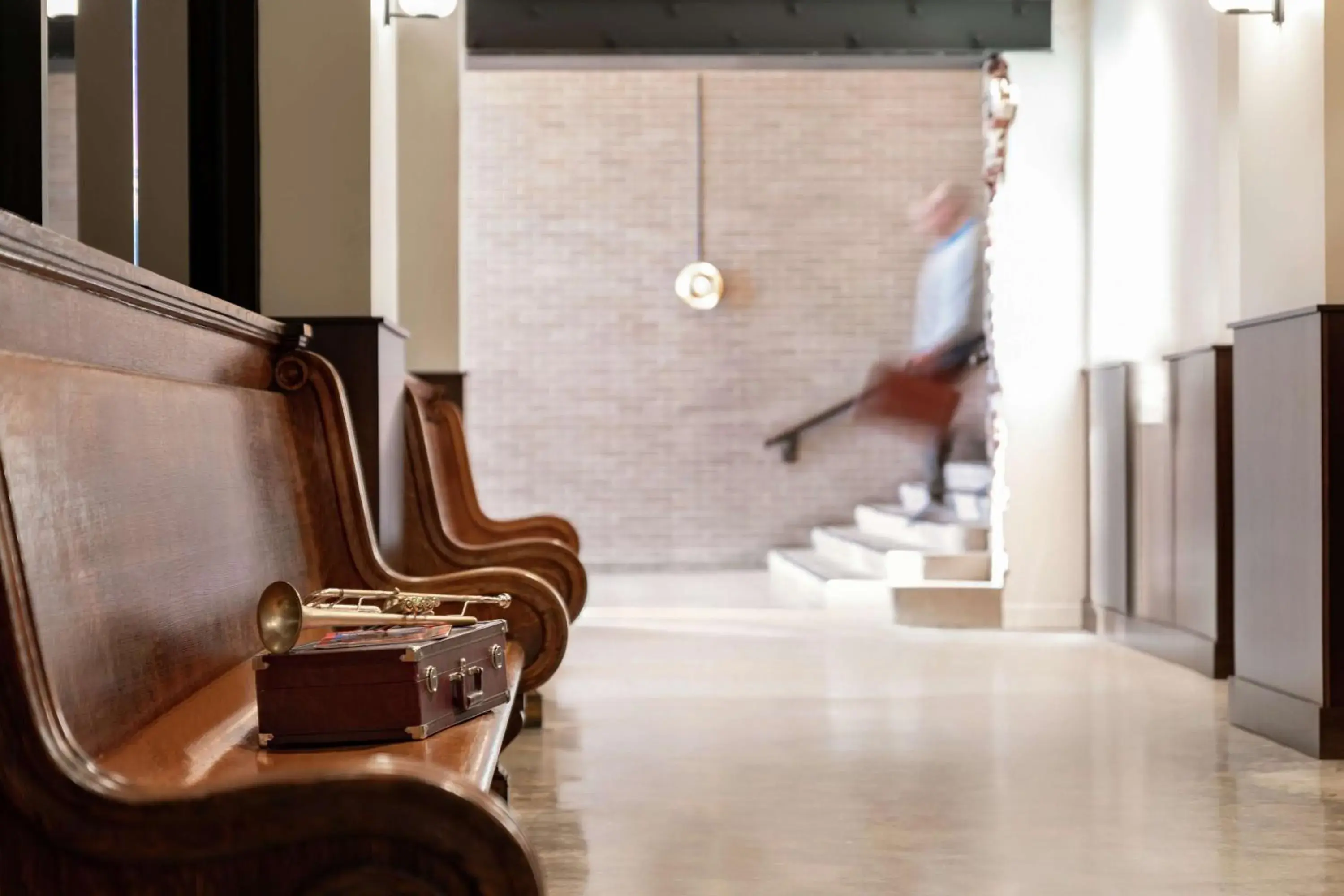 Lobby or reception in The Central Station Memphis, Curio Collection By Hilton Lobby or reception in The Central Station Memphis, Curio Collection By Hilton