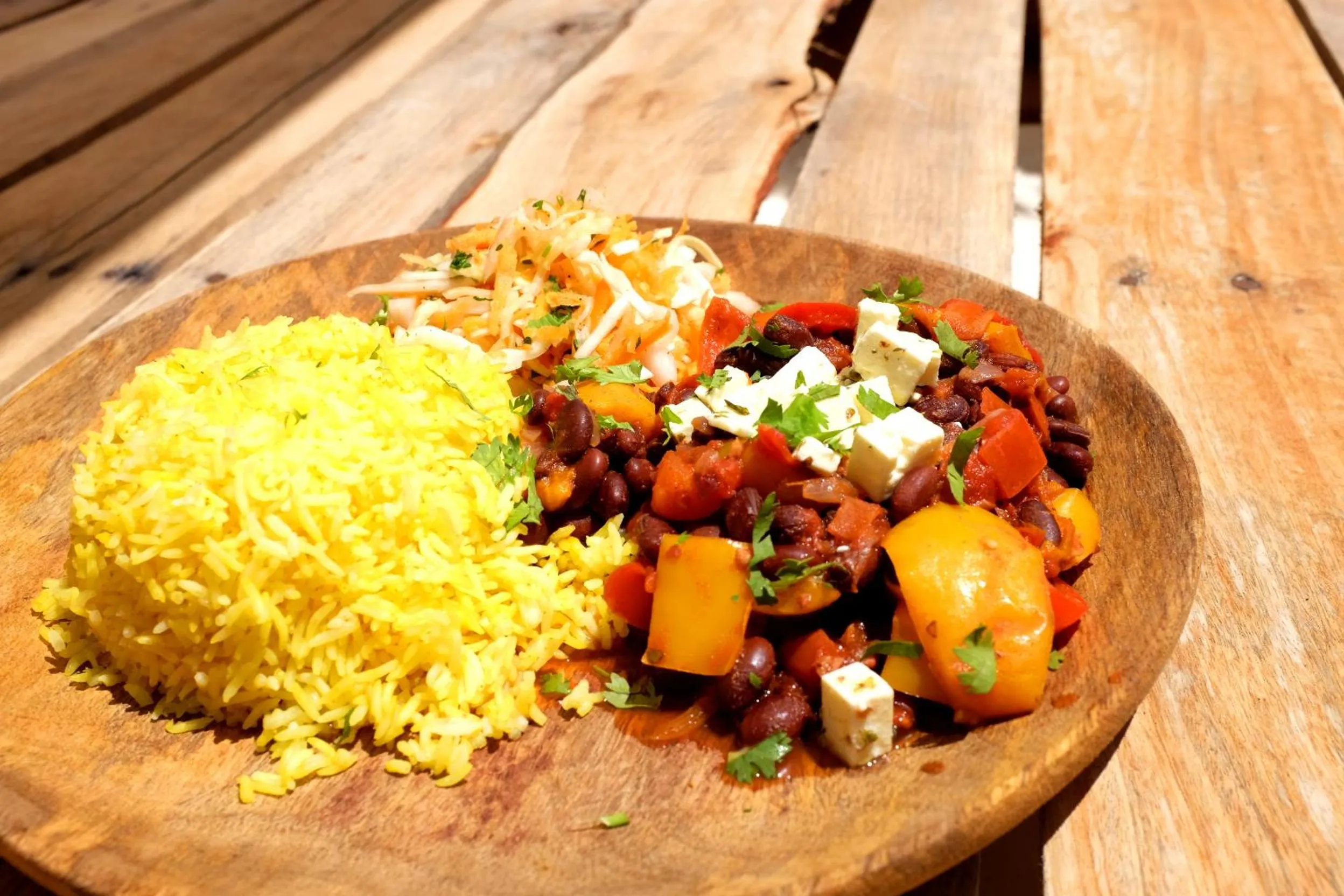 Food and drinks in Salty's Kitesurf Village