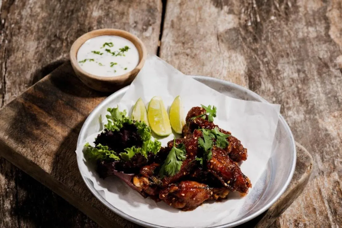 Food in Salty's Kitesurf Village