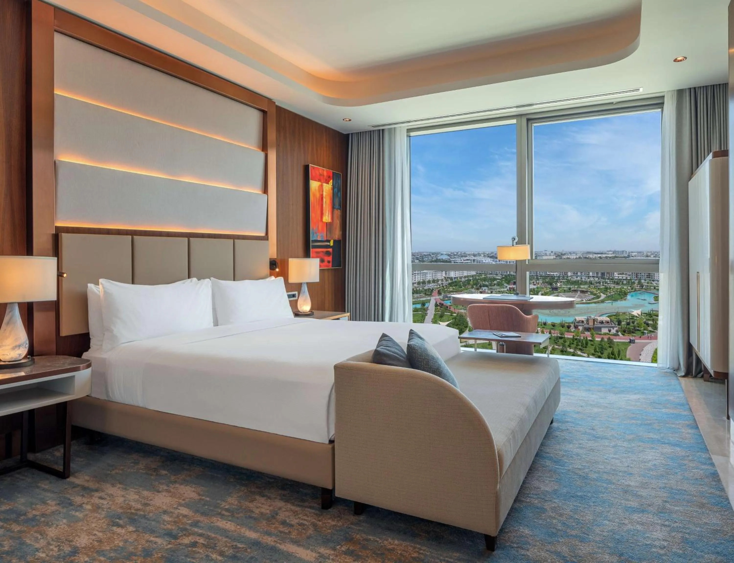 Bed in Hilton Tashkent City