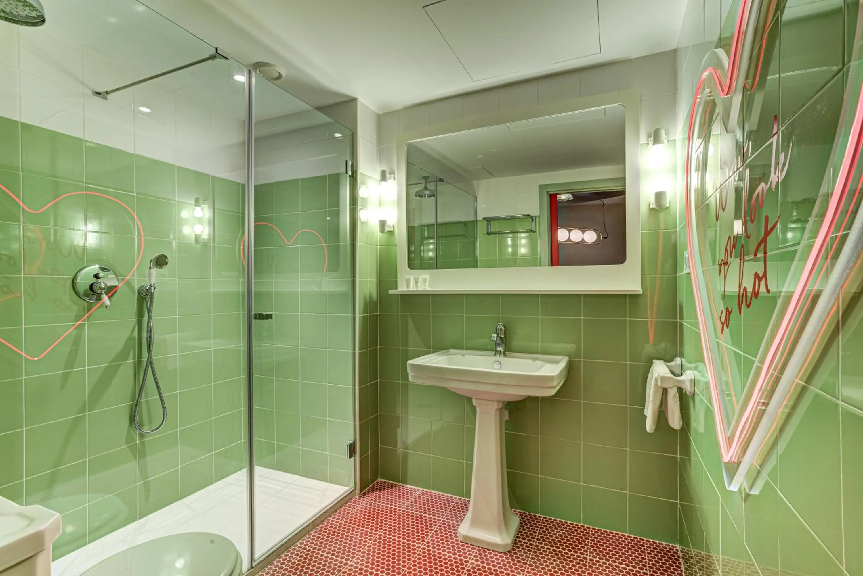 Bathroom in Romeos Ibiza - Adults Only