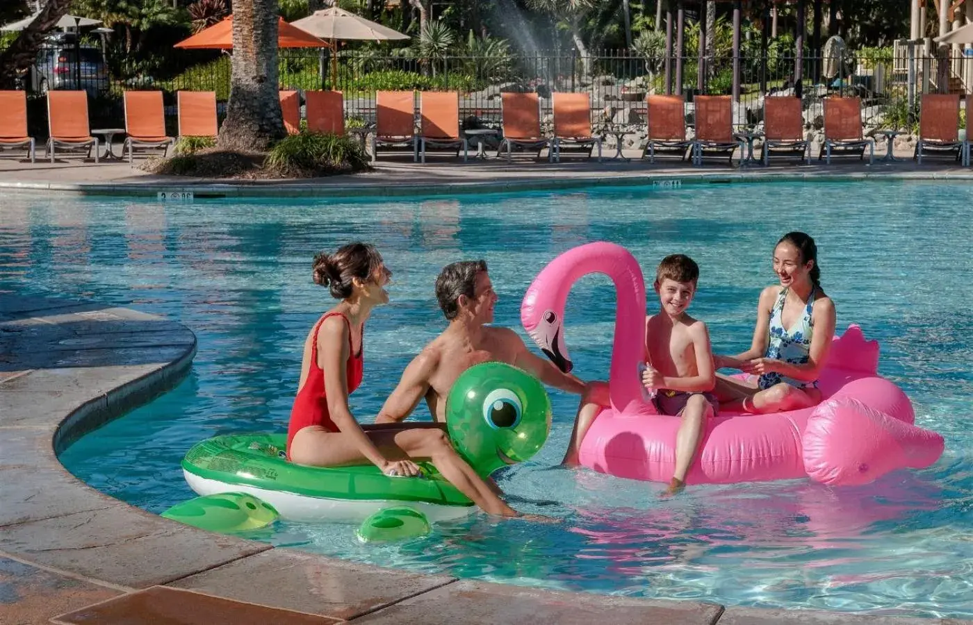 Pool view in Paradise Point Resort & Spa Pool view in Paradise Point Resort & Spa