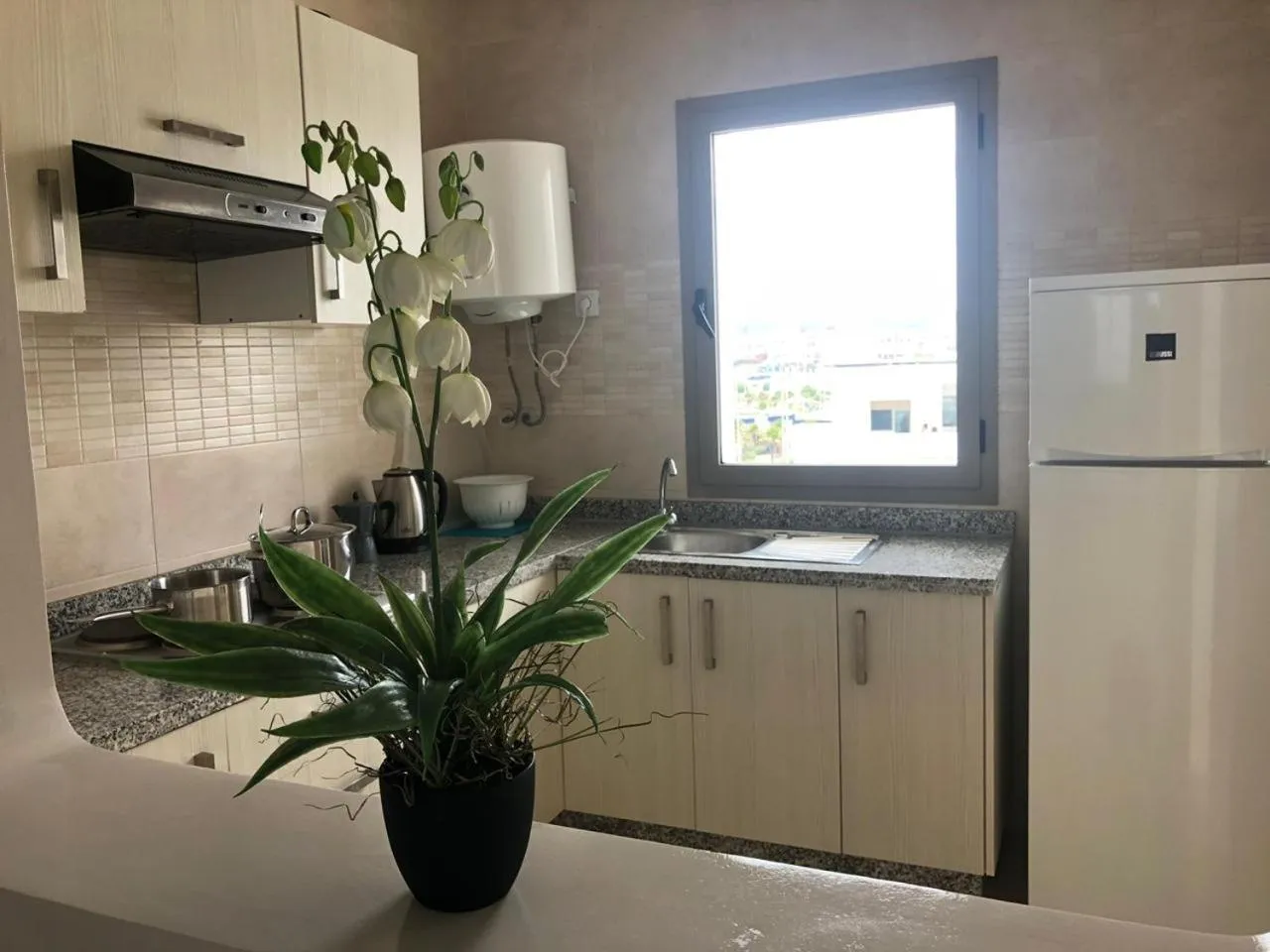 Kitchen or kitchenette in Kenz Mehdia Hotel Resort