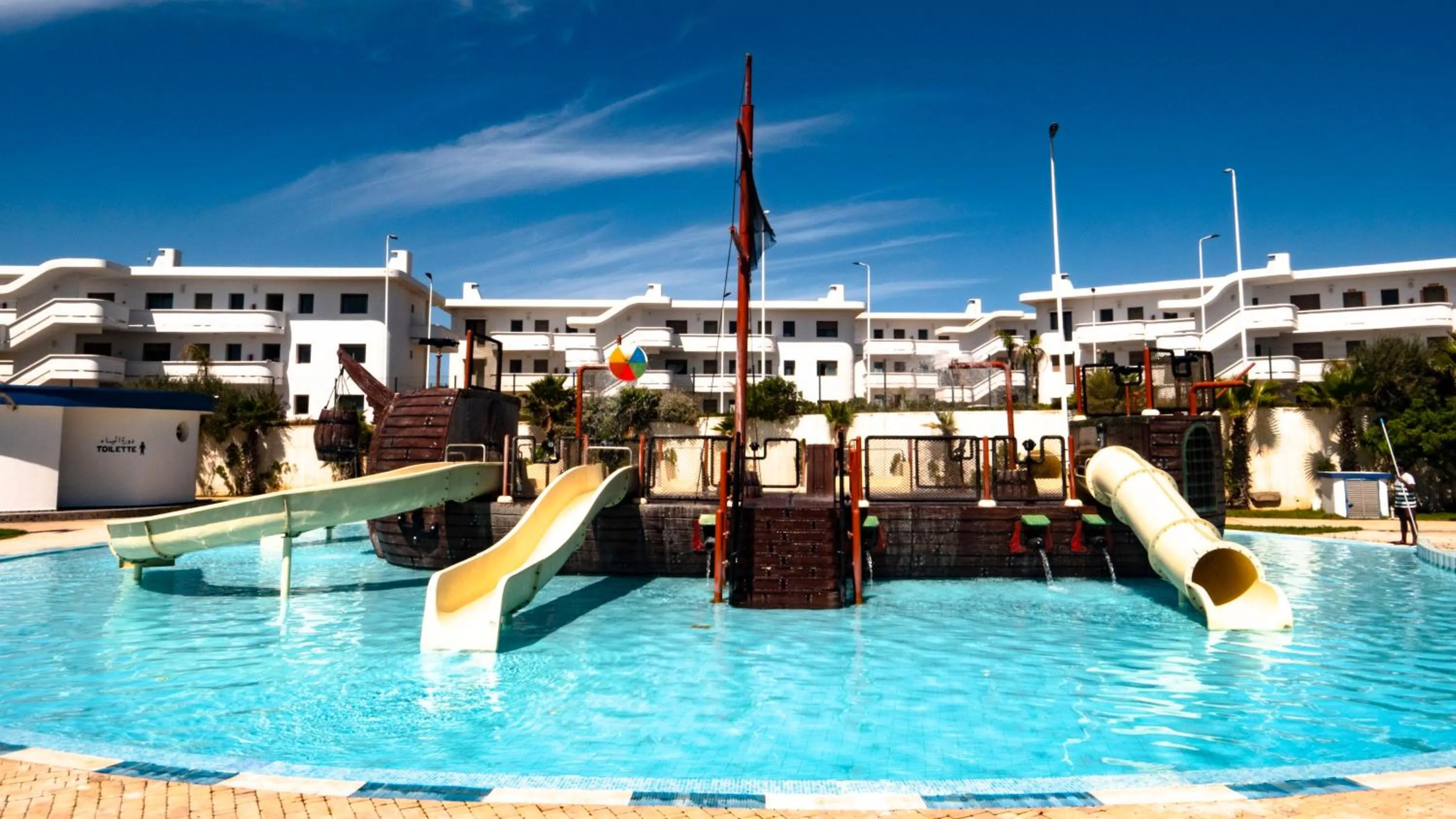 Children play ground in Kenz Mehdia Hotel Resort
