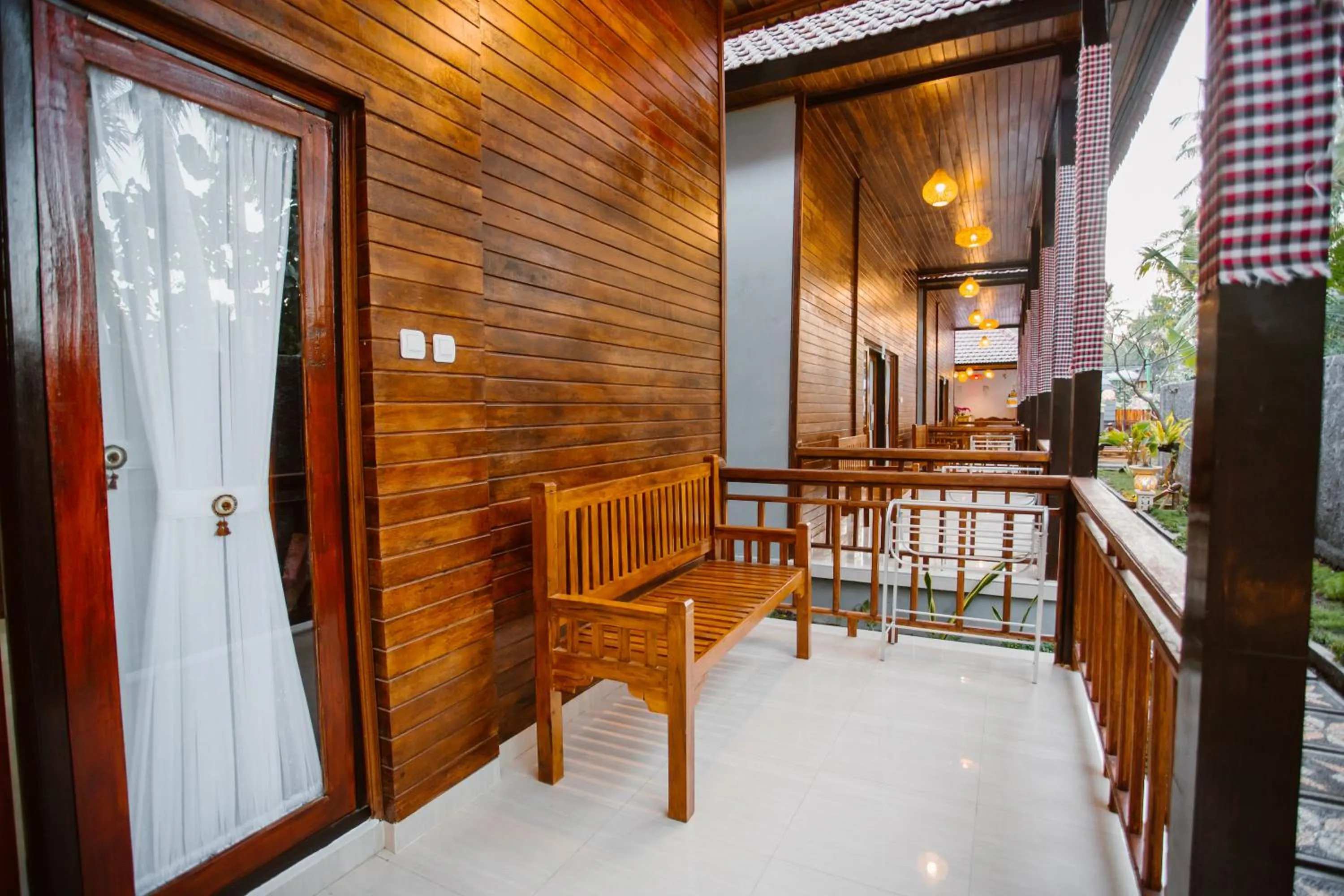 Balcony/Terrace in Double'D Hostel