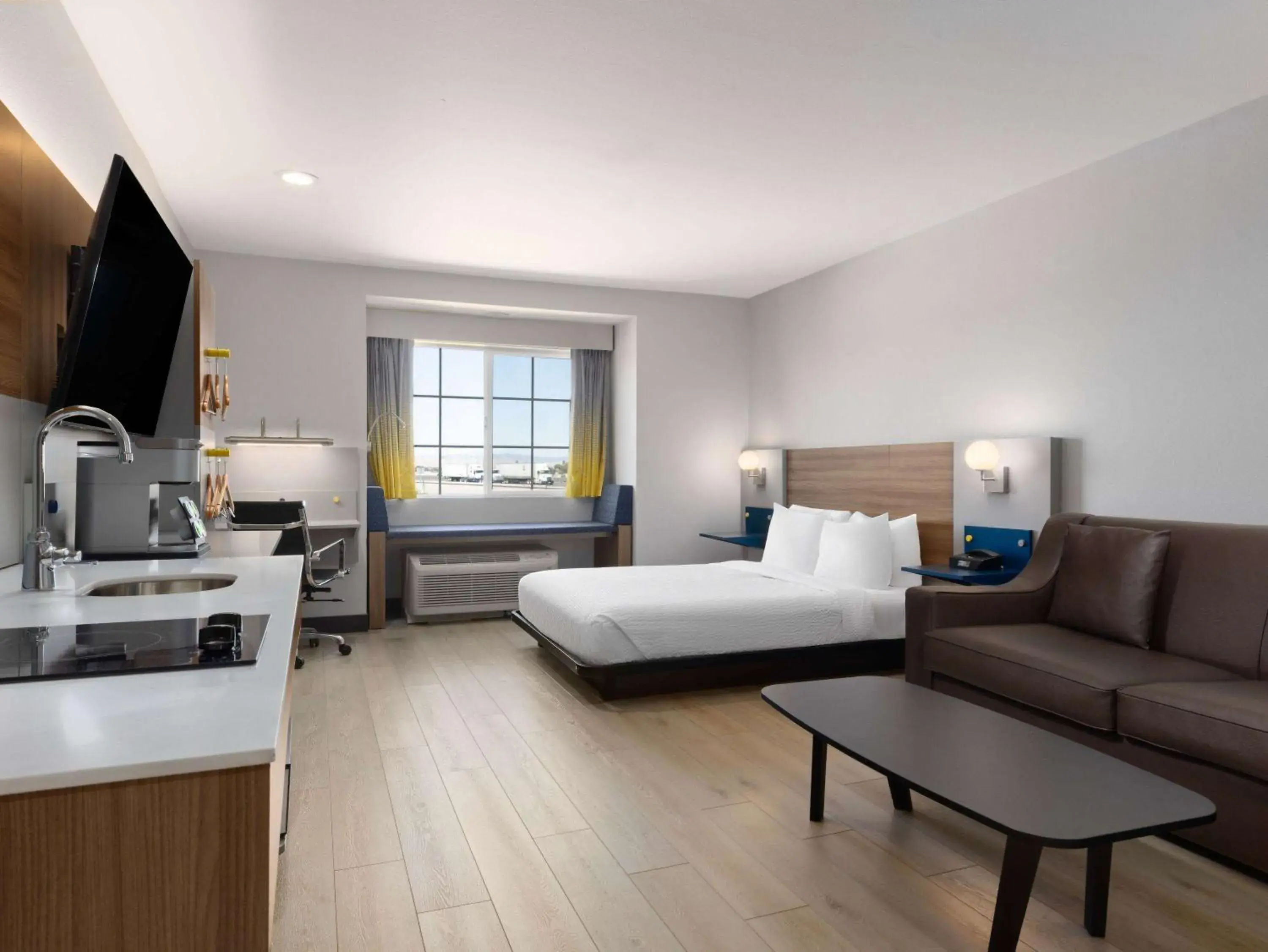 Efficiency Studio with One Queen Bed - Mobility Accessible - Non-Smonking in Microtel Inn & Suites by Wyndham Tracy Efficiency Studio with One Queen Bed - Mobility Accessible - Non-Smonking in Microtel Inn & Suites by Wyndham Tracy