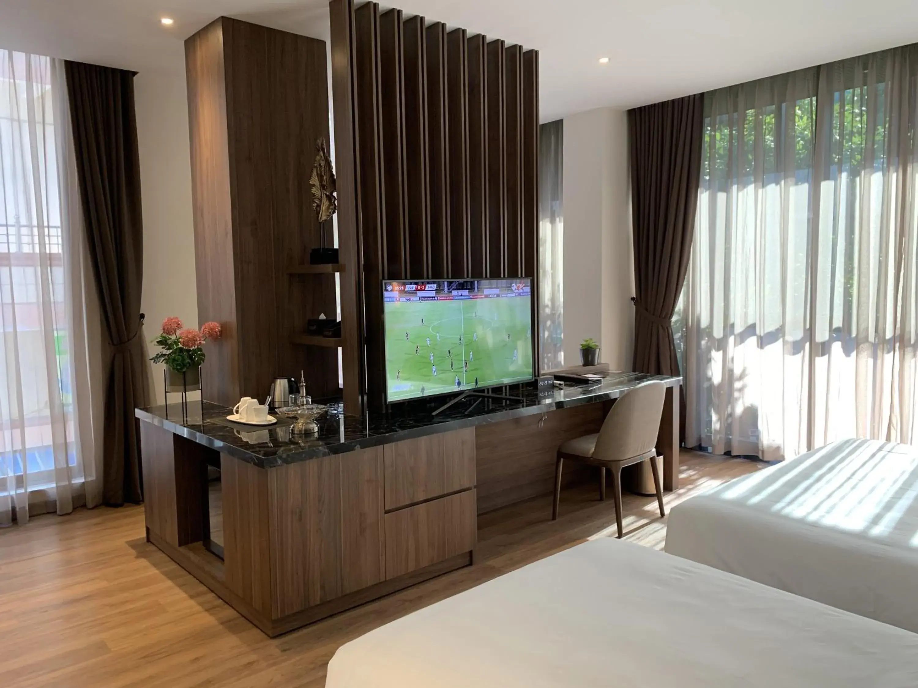 TV and multimedia, Bed in Hadiva Boutique Hotel TV and multimedia, Bed in Hadiva Boutique Hotel