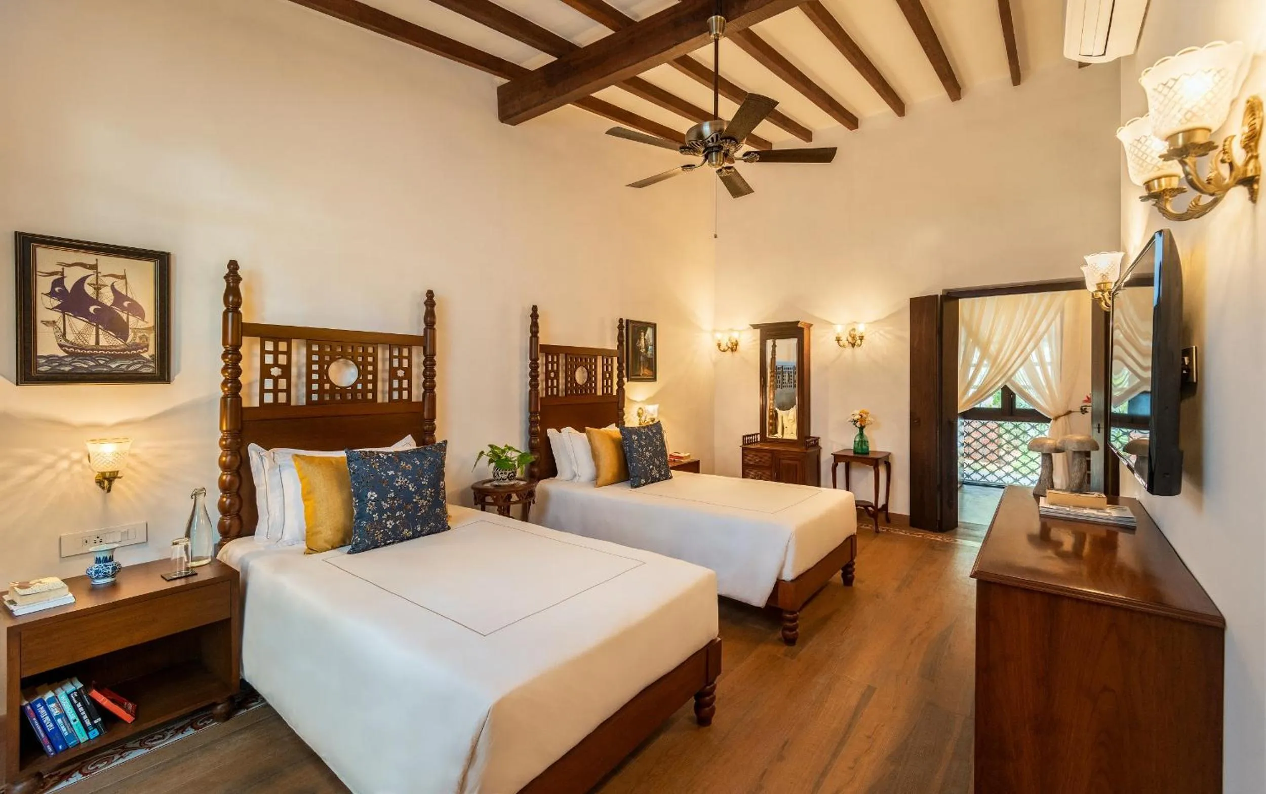 Bedroom, Bed in amã Stays & Trails, Cardozo House