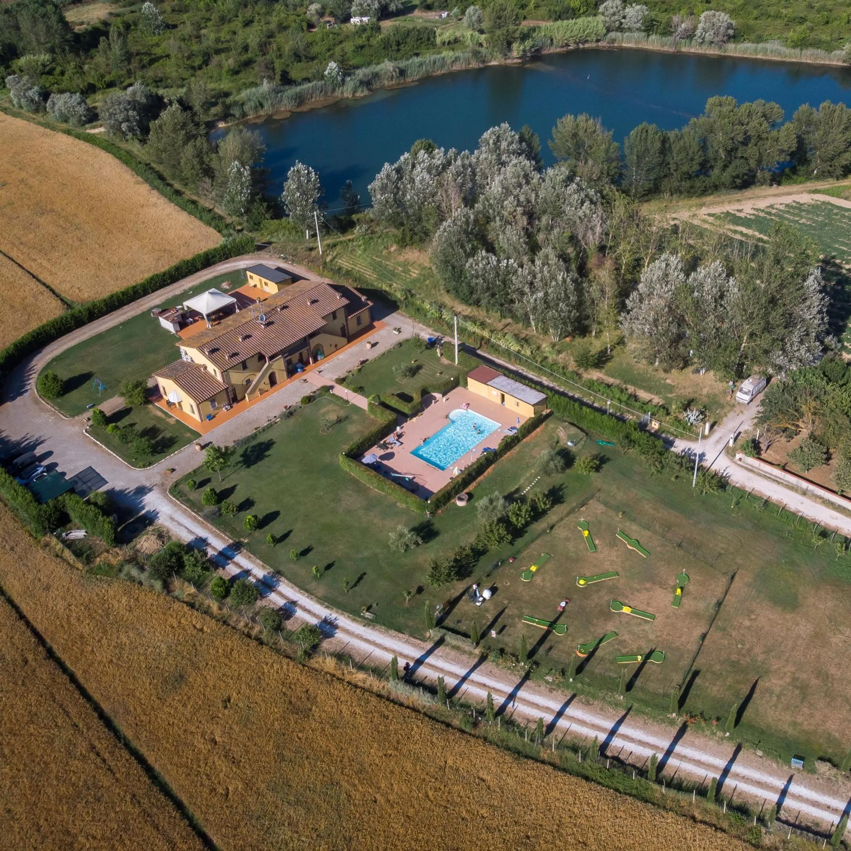 Bird's eye view in il Chiassetto Agriturismo No Kids