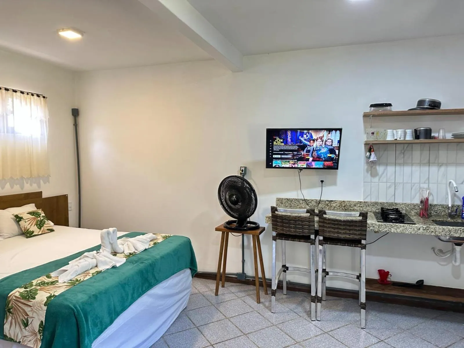 Bed in Pousada Bella Vida