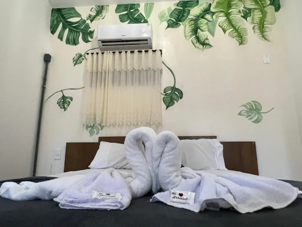 Bed in Pousada Bella Vida