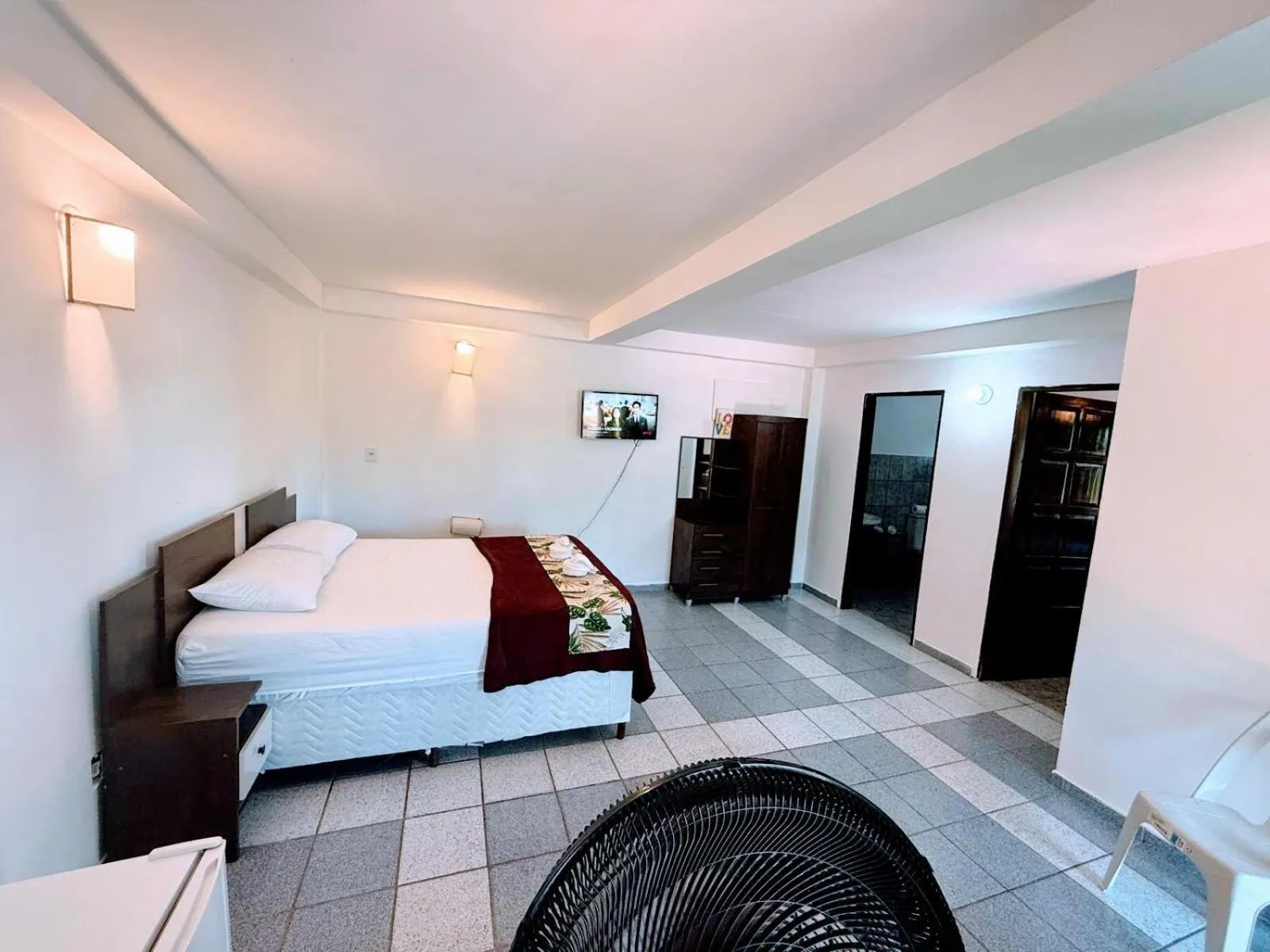 Bed in Pousada Bella Vida