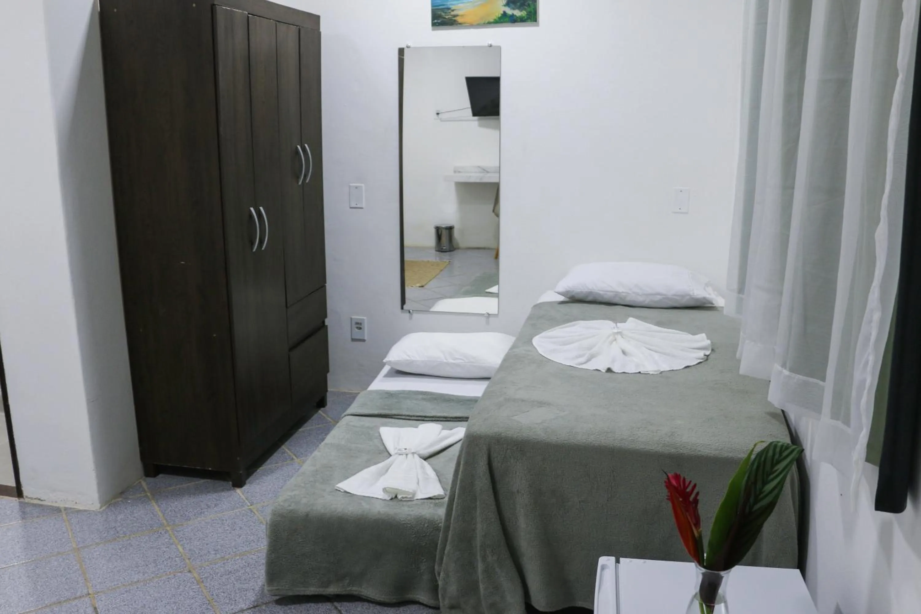 Bed in Pousada Bella Vida