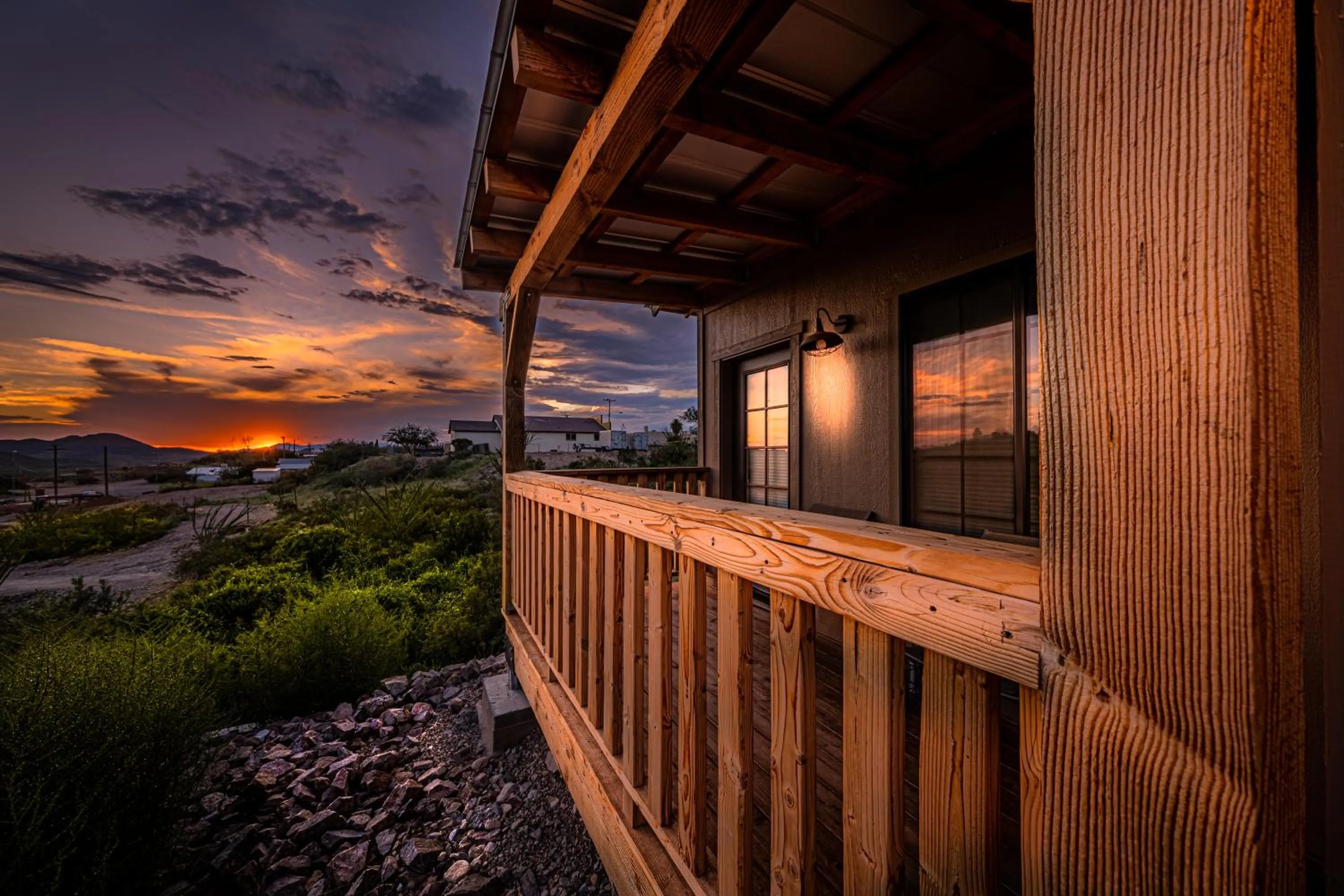 Natural landscape in -Pet Friendly- Miners Cabin #5 -Two Double Beds - Private Balcony