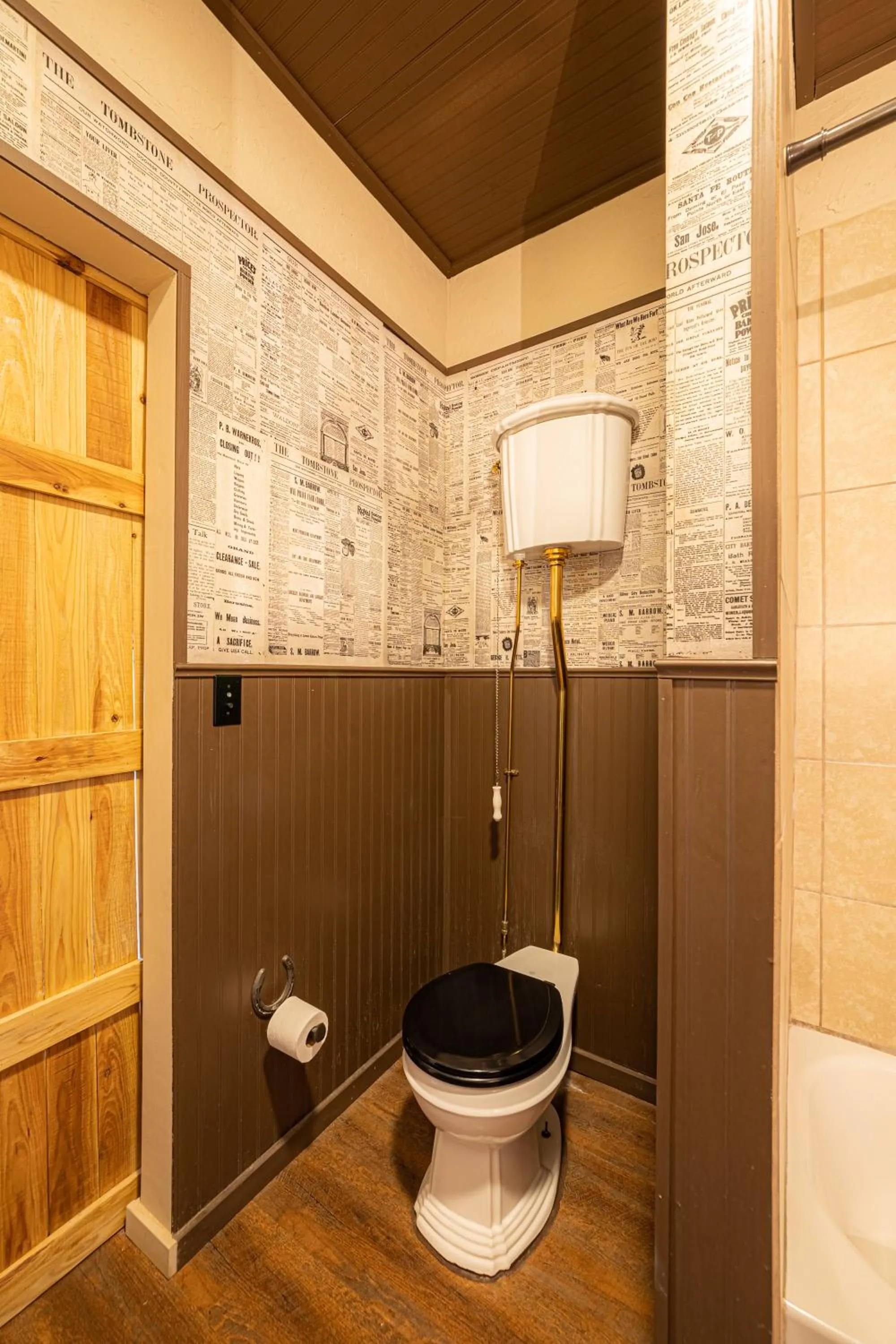 Toilet in -Pet Friendly- Miners Cabin #5 -Two Double Beds - Private Balcony
