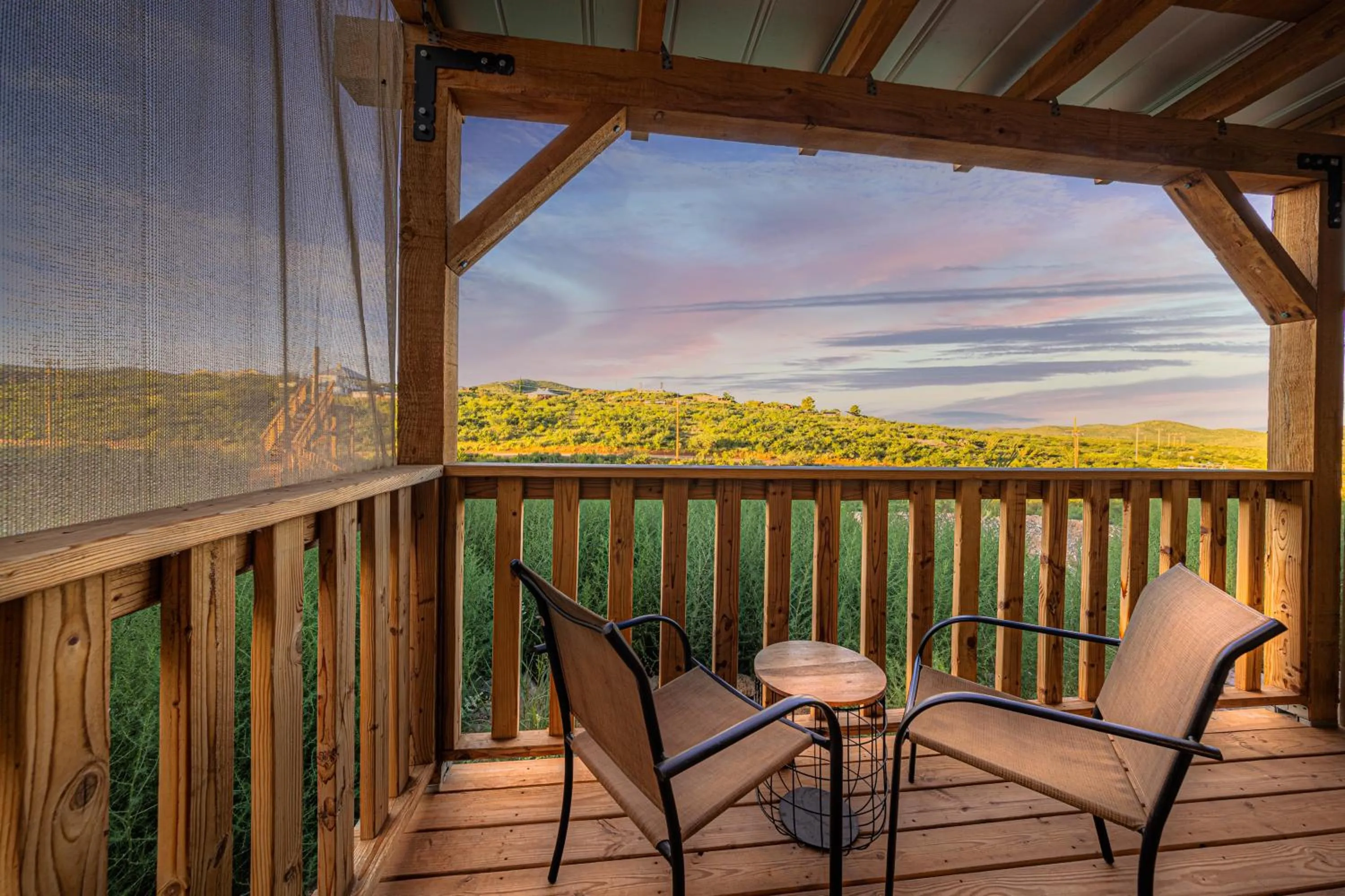 Natural landscape in -Pet Friendly- Miners Cabin #5 -Two Double Beds - Private Balcony