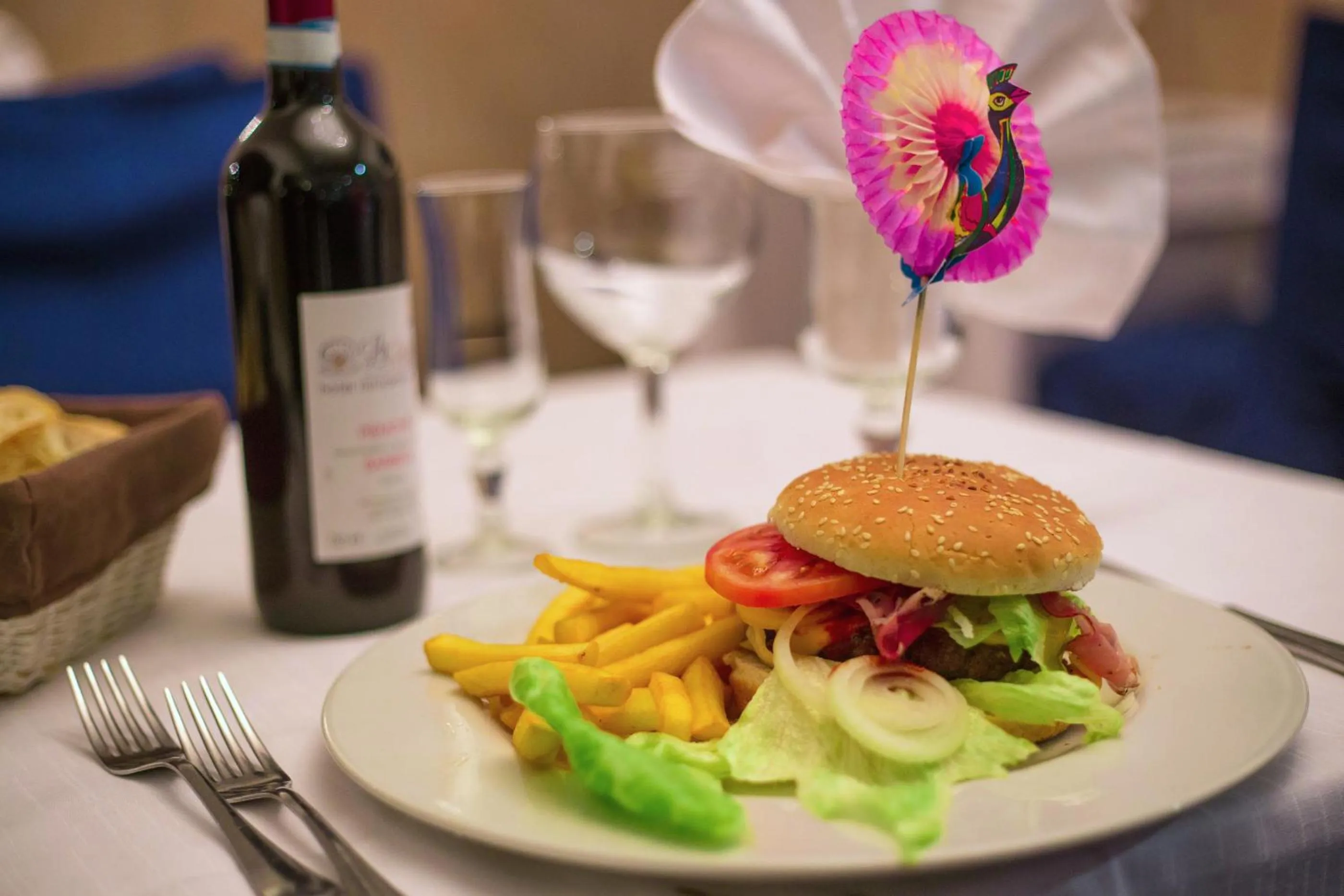 Food close-up in Hotel Ristorante La Perla