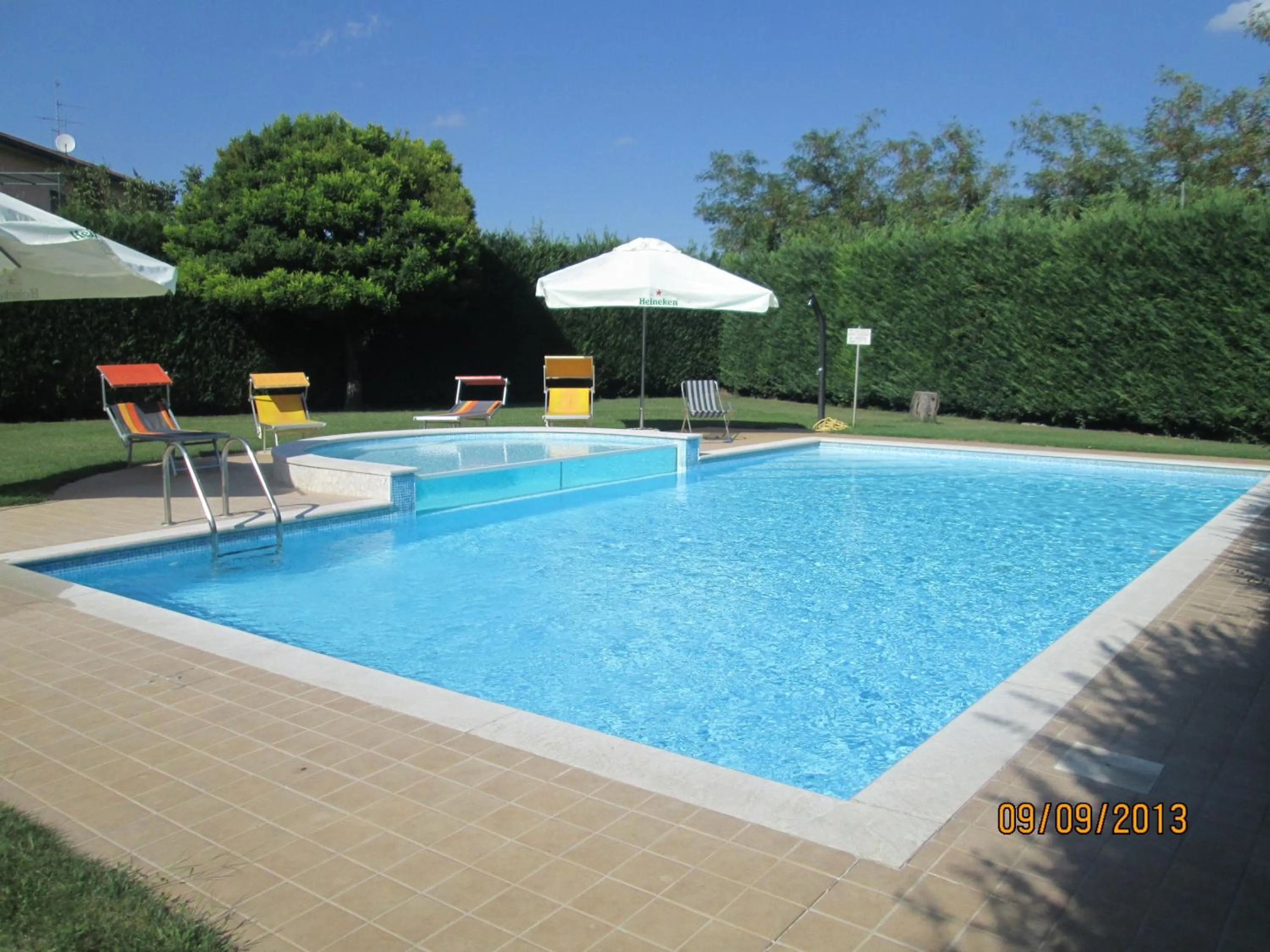 Swimming pool in Hotel Doria - Business & Bike