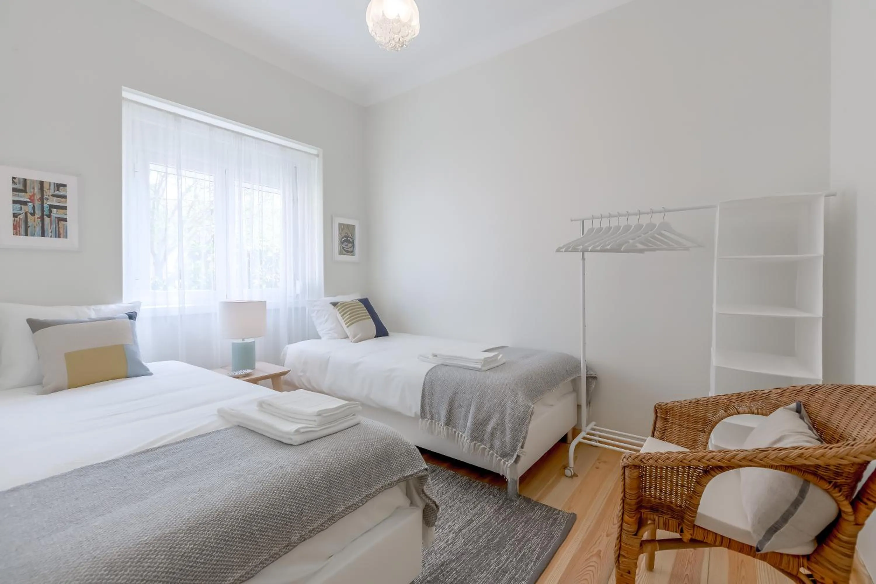 Bed in Sunny, Bright and Quiet Apartment, By TimeCooler