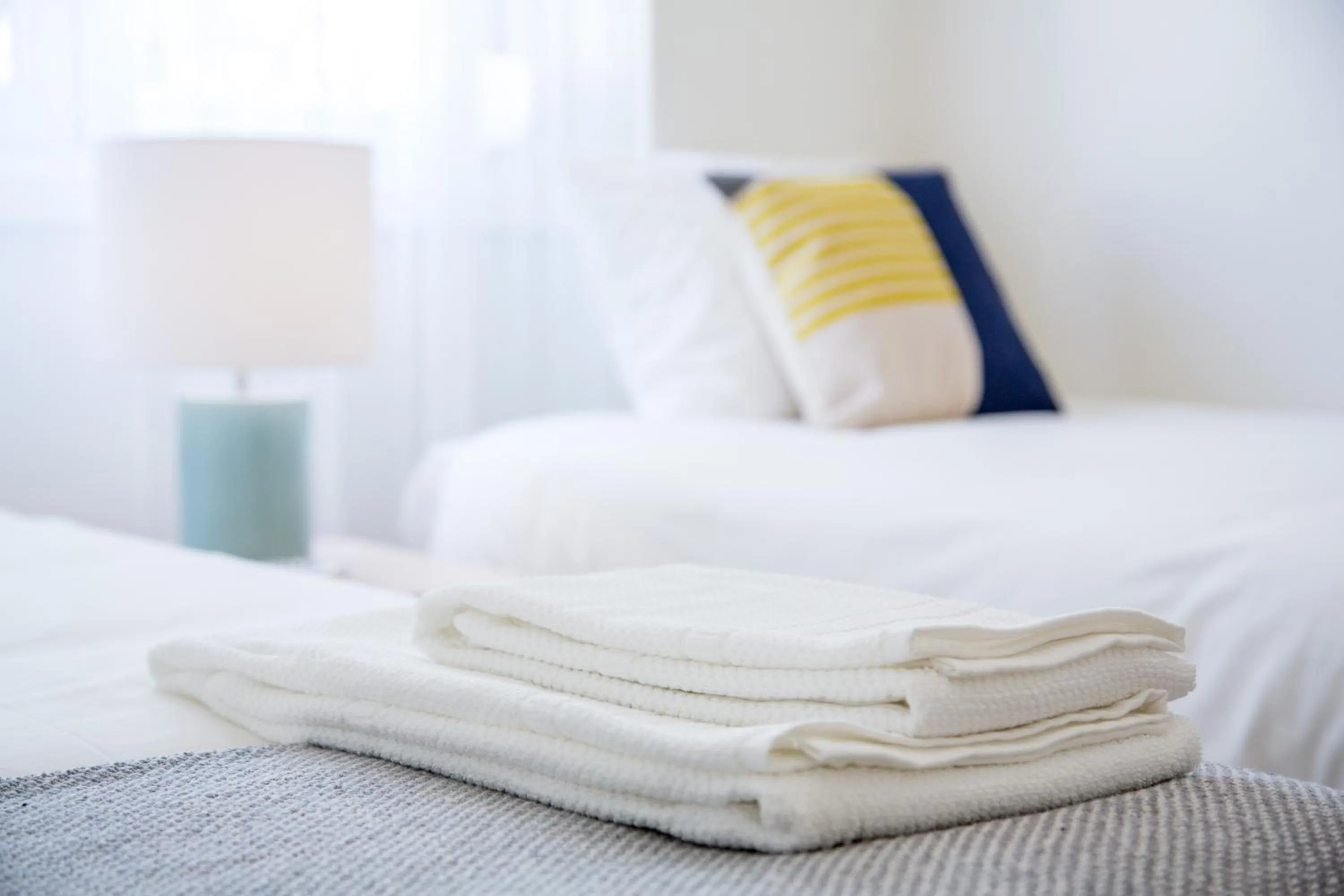 Decorative detail, Bed in Sunny, Bright and Quiet Apartment, By TimeCooler