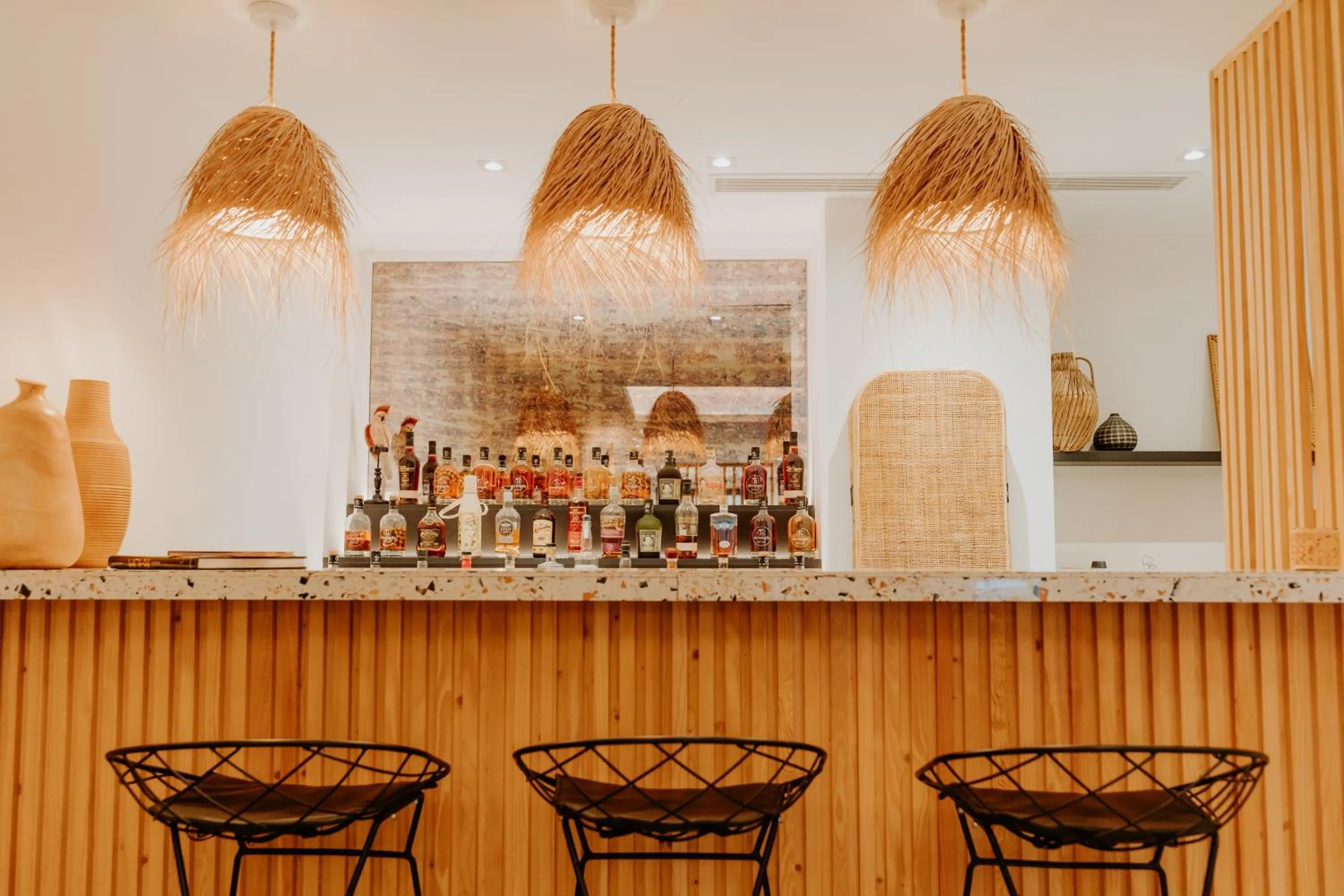 Lounge or bar in Palm Boutique Hôtel Nice