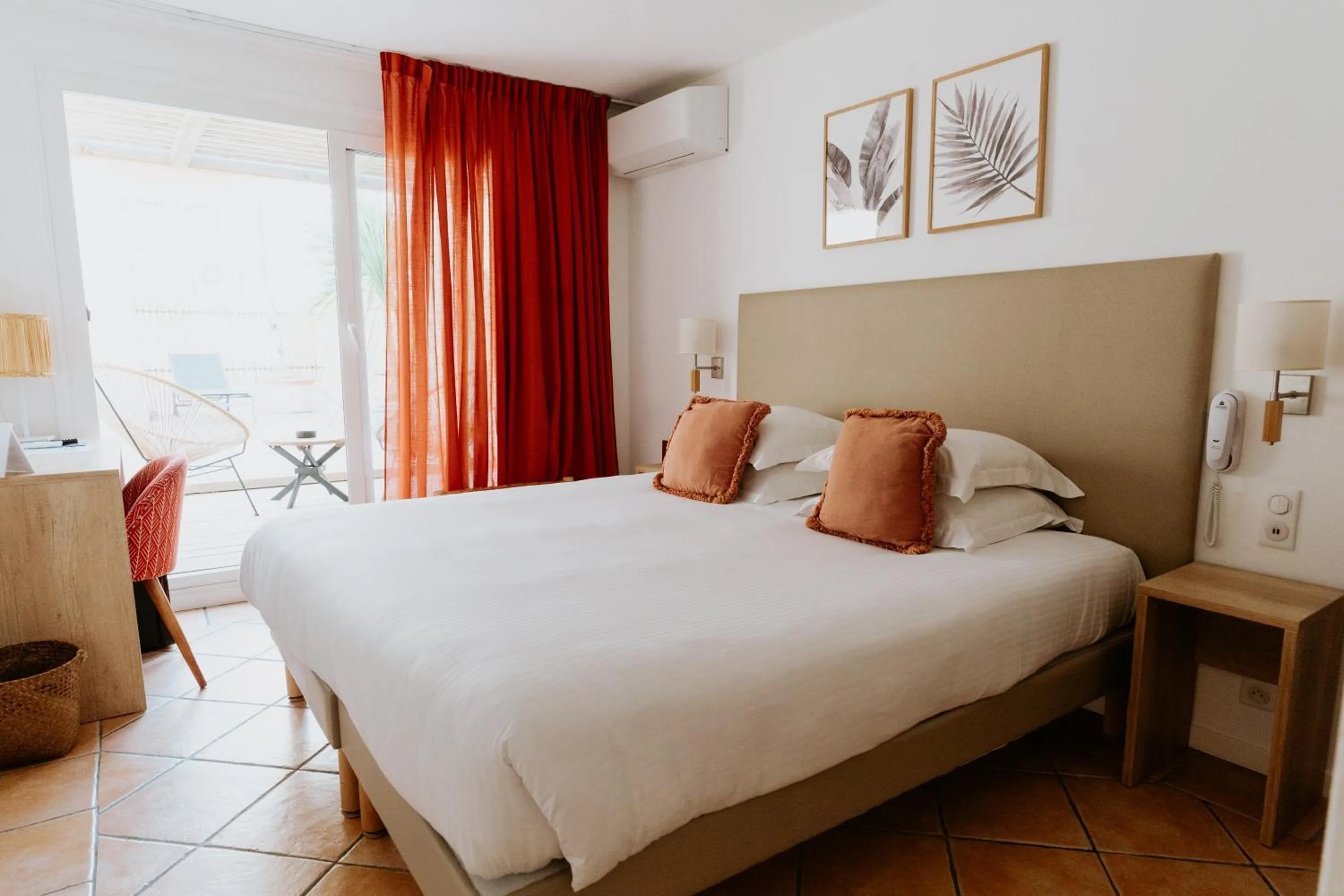 Bed in Palm Boutique Hôtel Nice