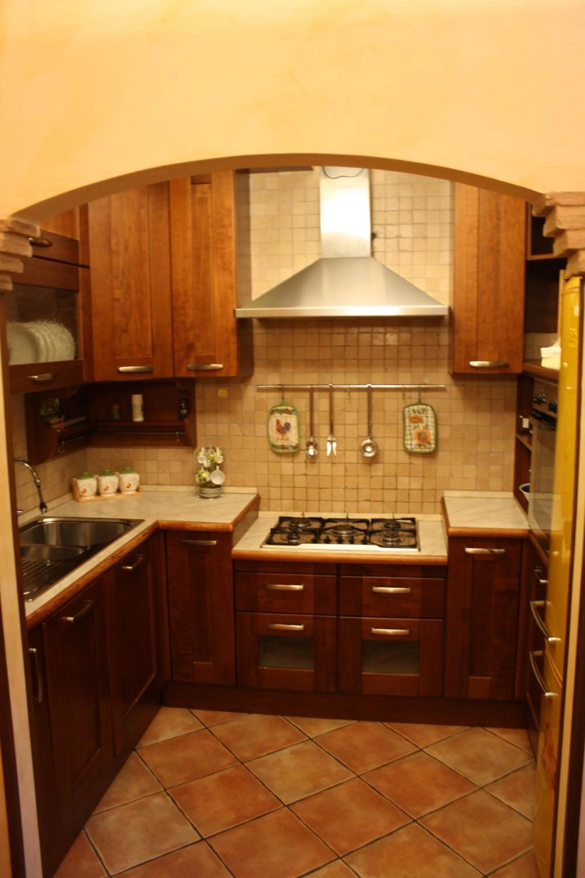 Kitchen or kitchenette in Bed And Breakfast Mblò