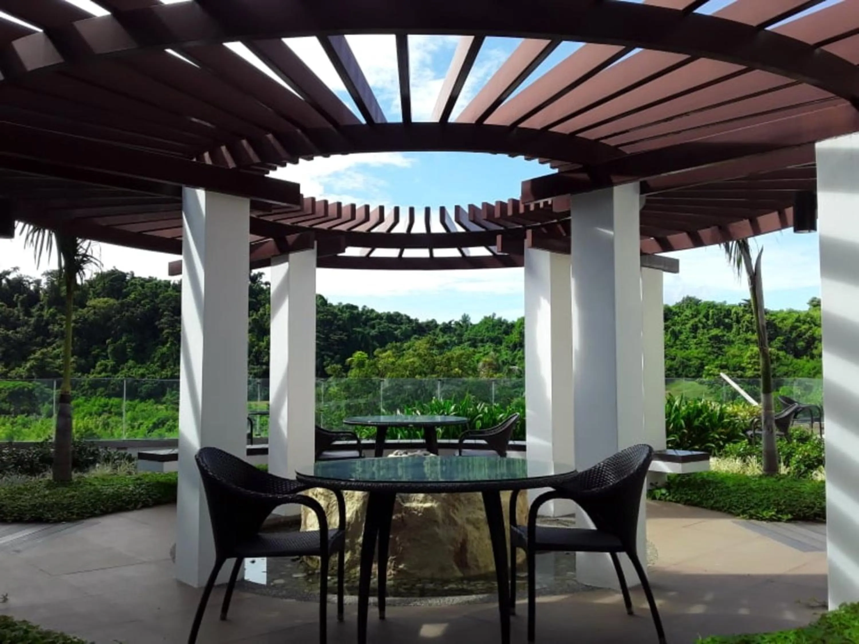 Garden in Belmont Hotel Boracay near Newcoast Beach