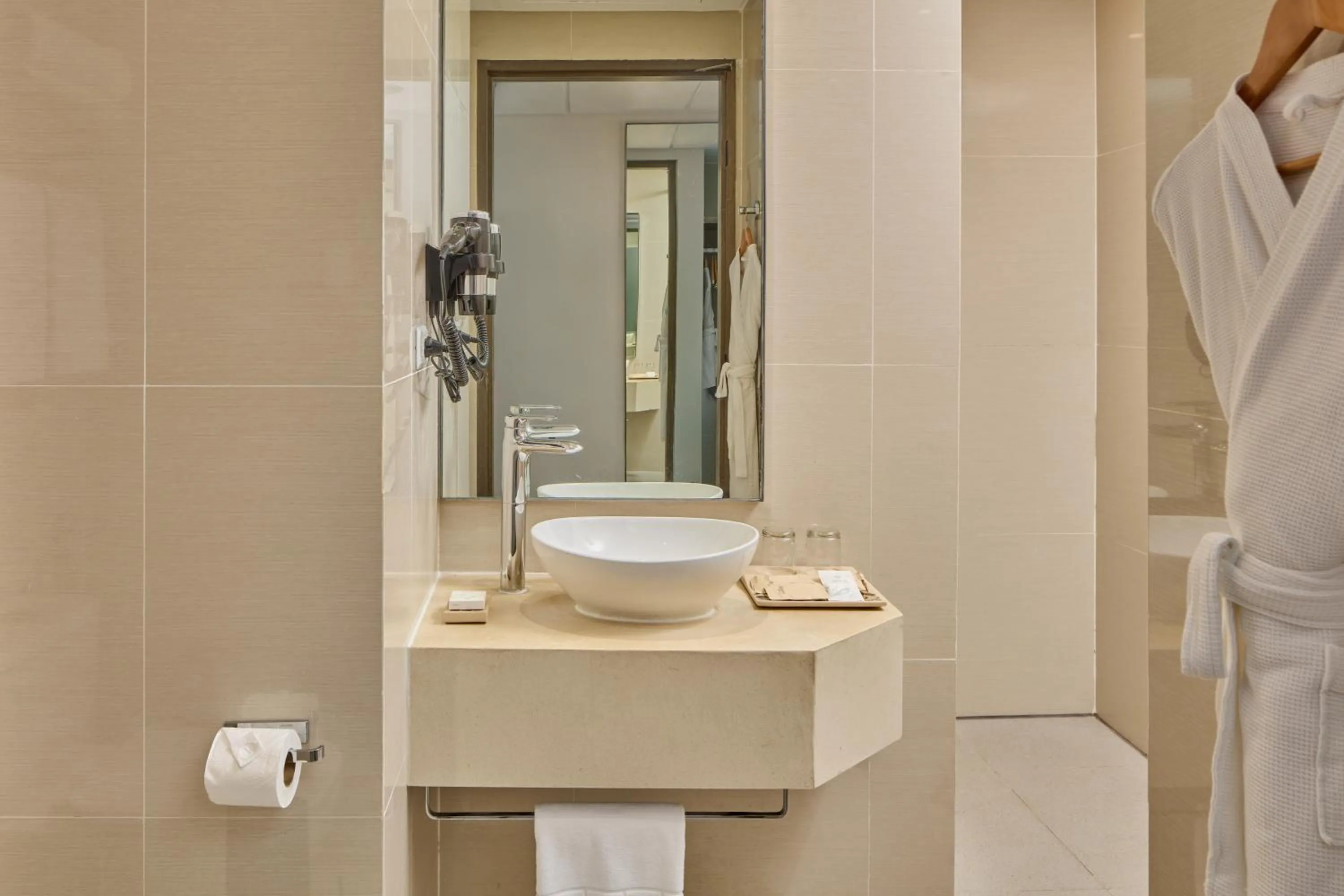 Bathroom in Belmont Hotel Boracay near Newcoast Beach