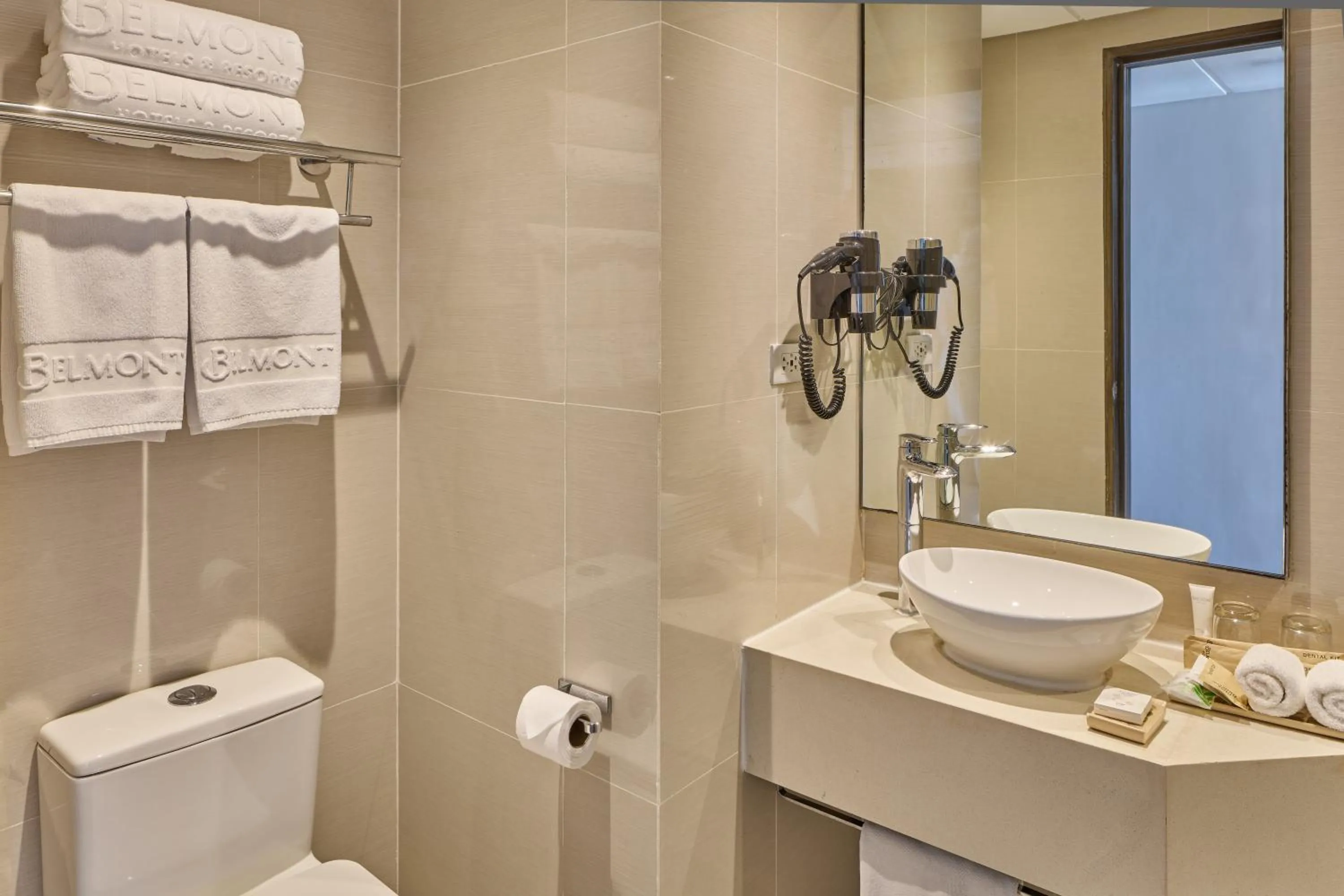 Bathroom in Belmont Hotel Boracay near Newcoast Beach